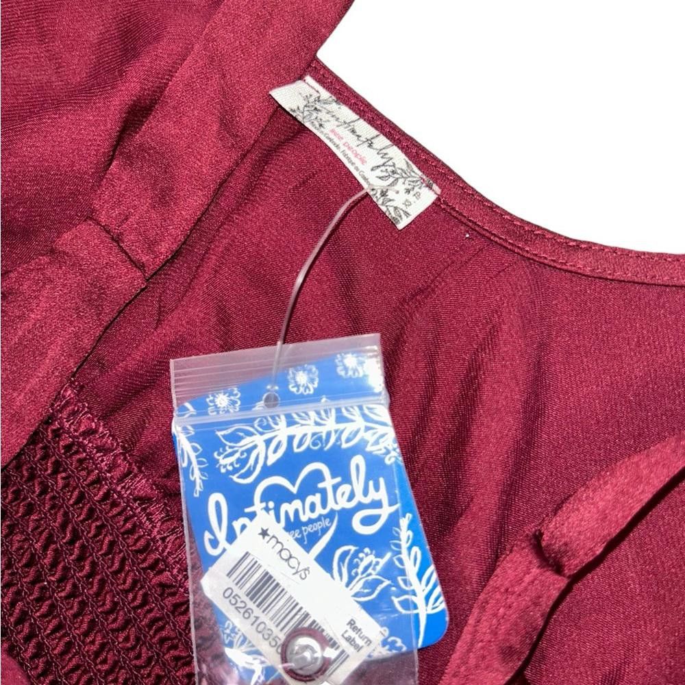Free People Free People l NWT Intimately Smocked Button-Down Crop Top XS Size XS / US 0-2 / IT 36-38 - 7 Thumbnail