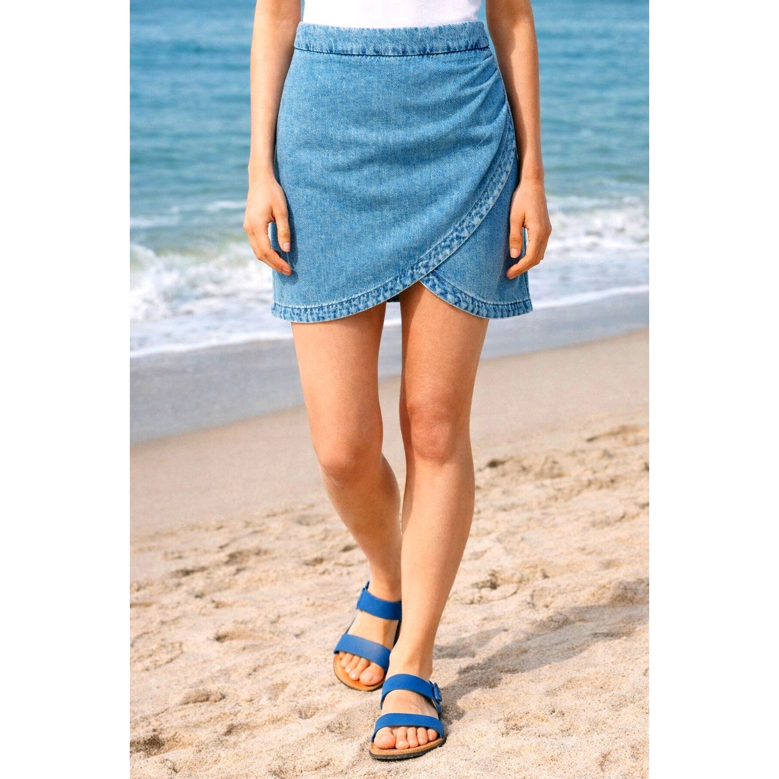 Zadig & Voltaire Zadig & Voltaire Julipe Denim Skirt Light Blue 34 (XS) Size 24" / US 00 / IT 34 - 1 Thumbnail