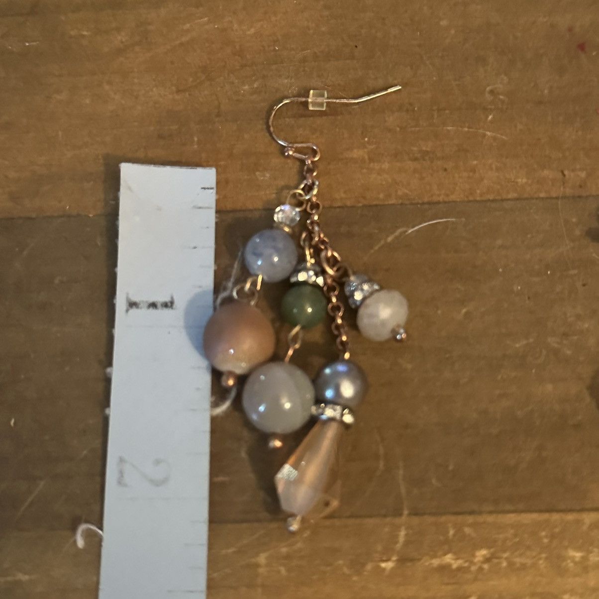 Other Natural stone cluster dangle earrings Size ONE SIZE - 3 Thumbnail