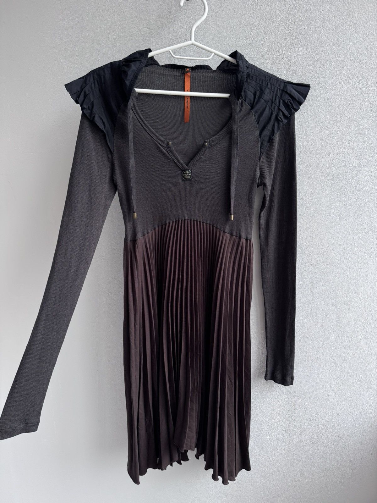 Cop Copine Vintage 00s Cop Copine Avant Garde Dress Y2K Size S RARE 90s Size S / US 4 / IT 40 - 3 Thumbnail