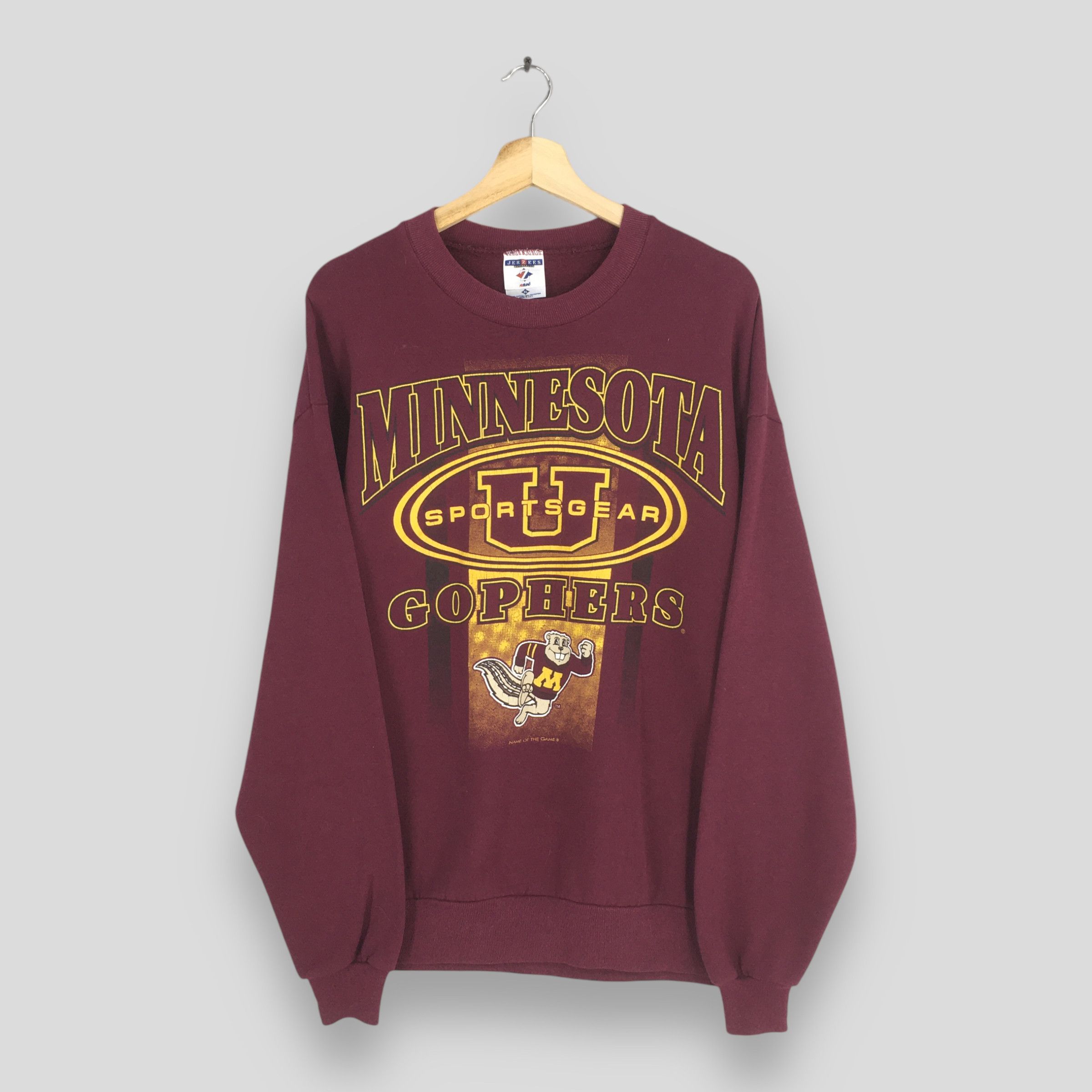 Vintage Minnesota Golden Gophers Athletic Sweatshirt XLarge