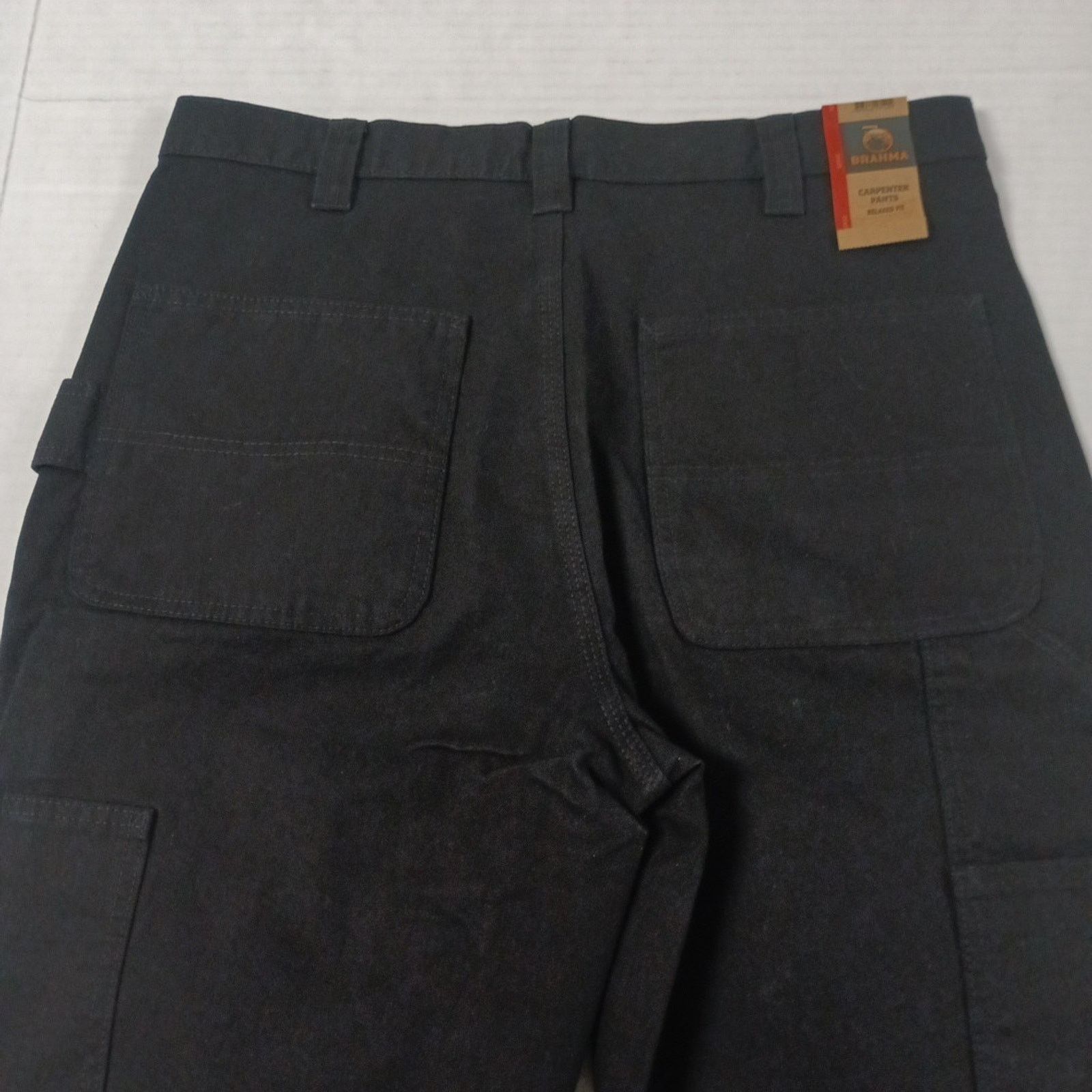 Other Brahma Work Carpenter Pants Men Size 32x32 Black Relaxed Fit Size US 32 / EU 48 - 7 Thumbnail