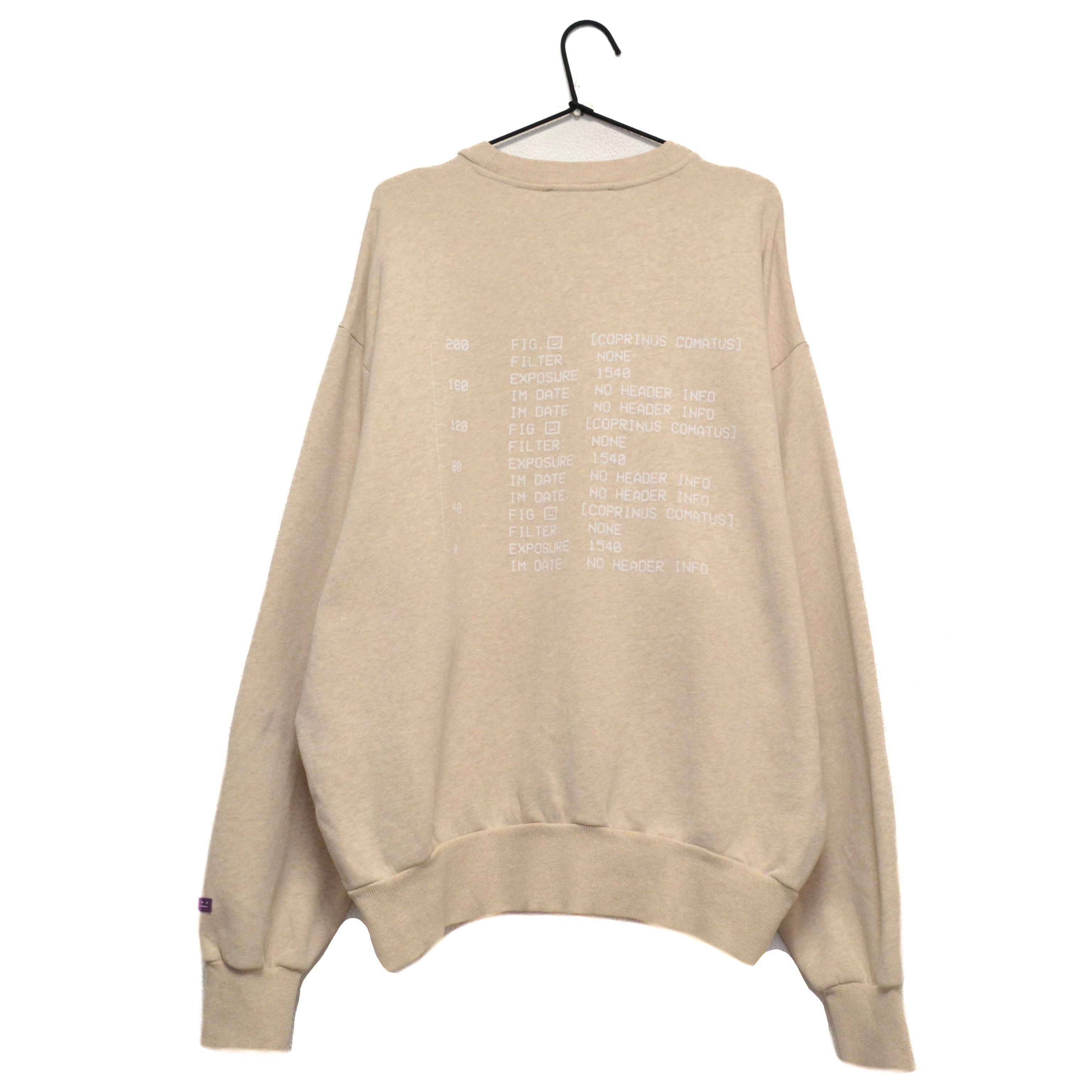 Acne Studios Acne Studios X-Ray Mushroom Beige Sweatshirt Size US M / EU 48-50 / 2 - 8 Thumbnail