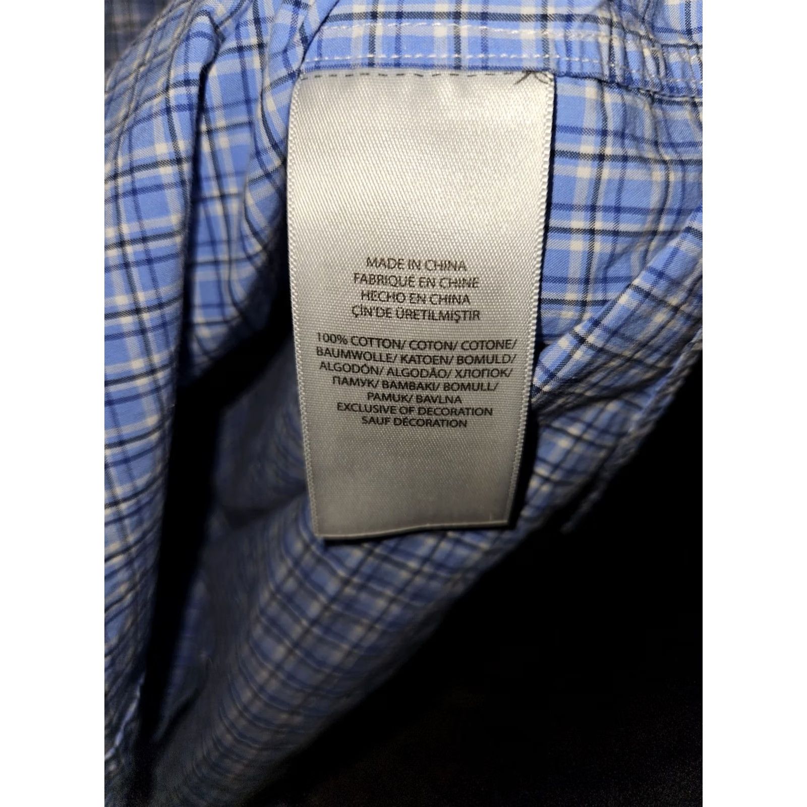 Ralph Lauren Ralph Lauren Button-Down Shirt Men L Blue Plaid Long Sleeve Preppy Casual Embroidered Size US L / EU 52-54 / 3 - 3 Thumbnail