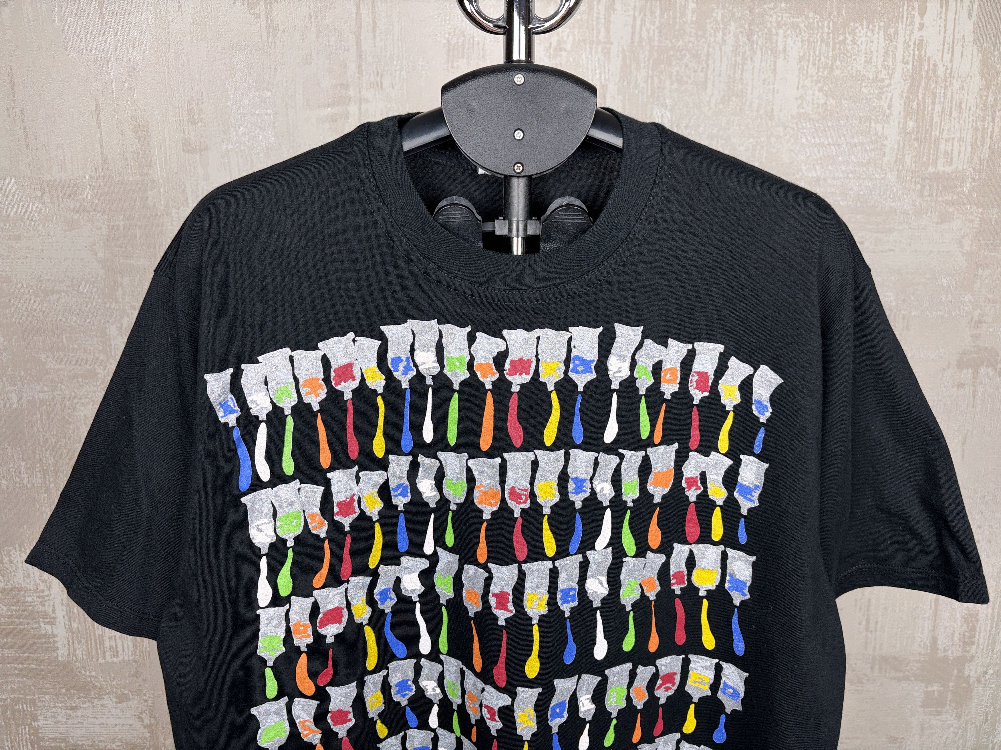 Vintage 90's Art Print Paint Tubes Arman ET Flammarion 4 T-shirt Size US XL / EU 56 / 4 - 3 Thumbnail