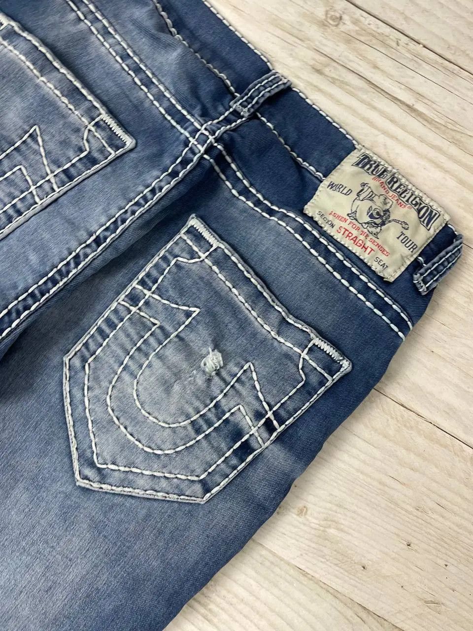 True Religion Vintage True Religion Straight Denim Jeans Japan Y2K Size US 34 / EU 50 - 23 Thumbnail