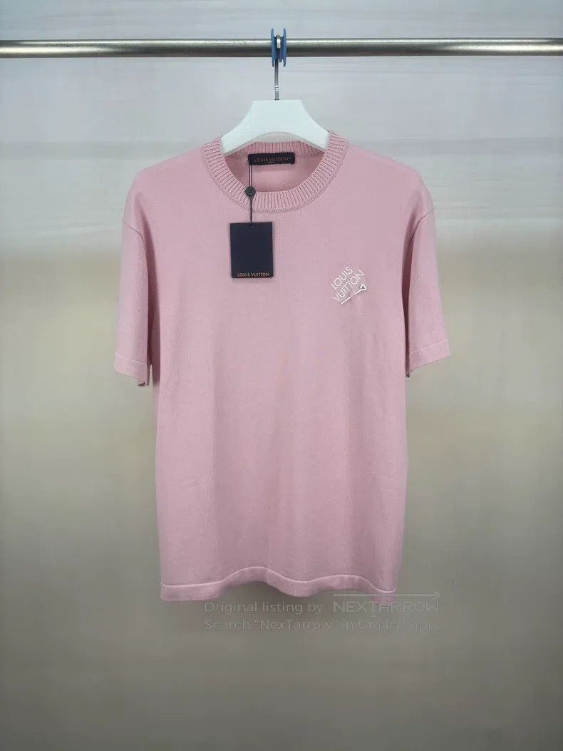 Louis Vuitton Louis Vuitton Pink Pin Short Sleeve Size US L / EU 52-54 / 3 - 1 Thumbnail