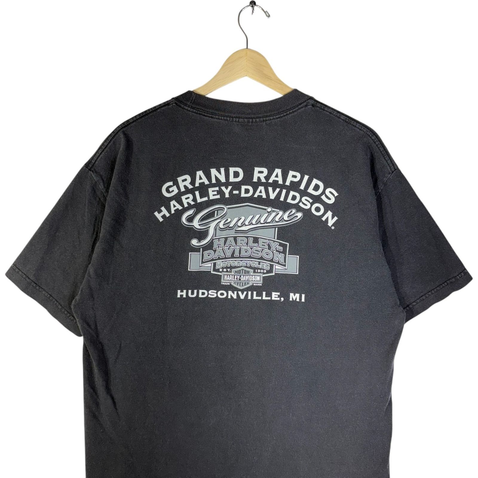 Harley Davidson Vintage Harley Davidson Grand Rapids Michigan Tee Large Size US L / EU 52-54 / 3 - 6 Thumbnail