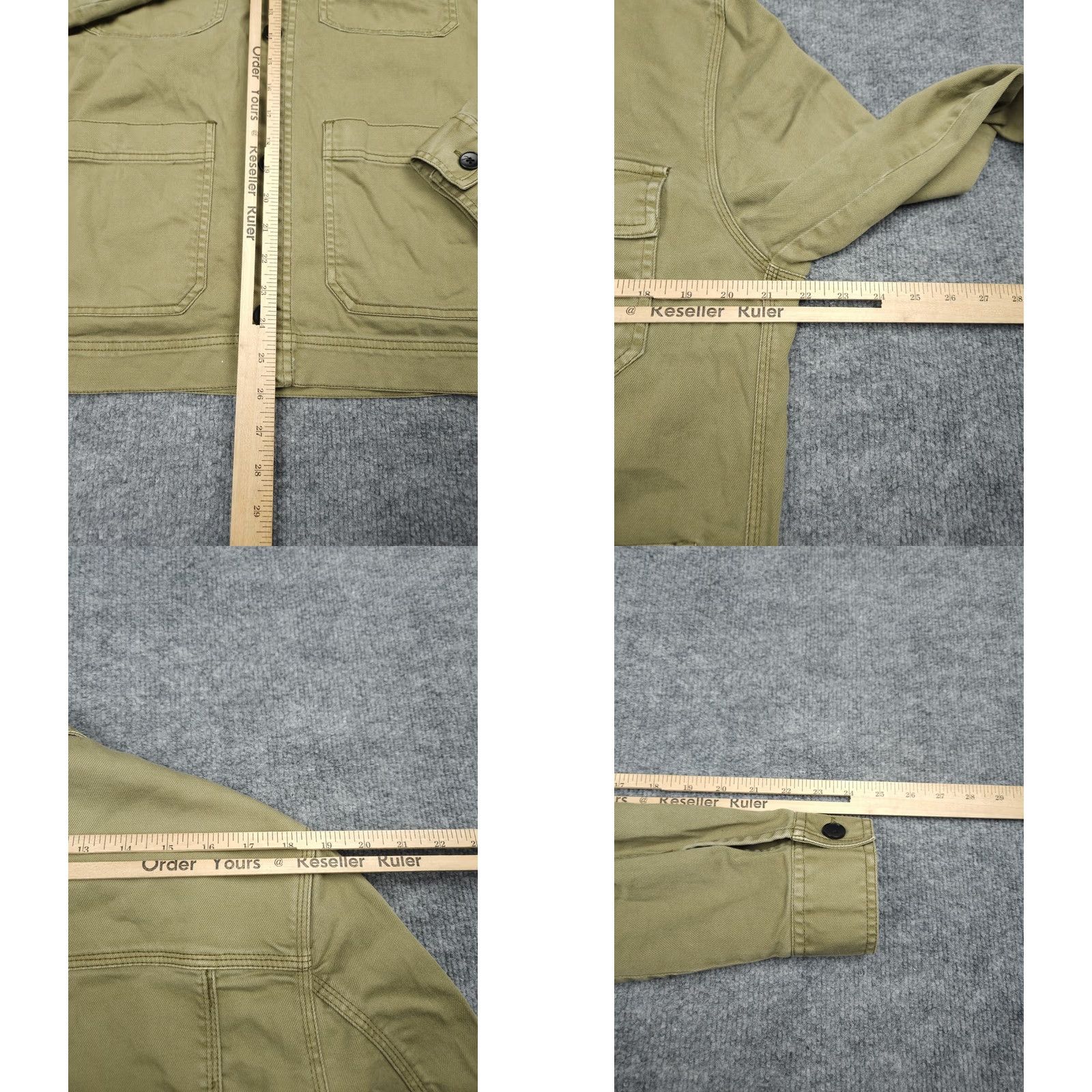 Rails Rails Franklin Jacket Men’s Medium Green Chore Pocket Button Up Cotton Stretch Jacket Size US M / EU 48-50 / 2 - 8 Thumbnail