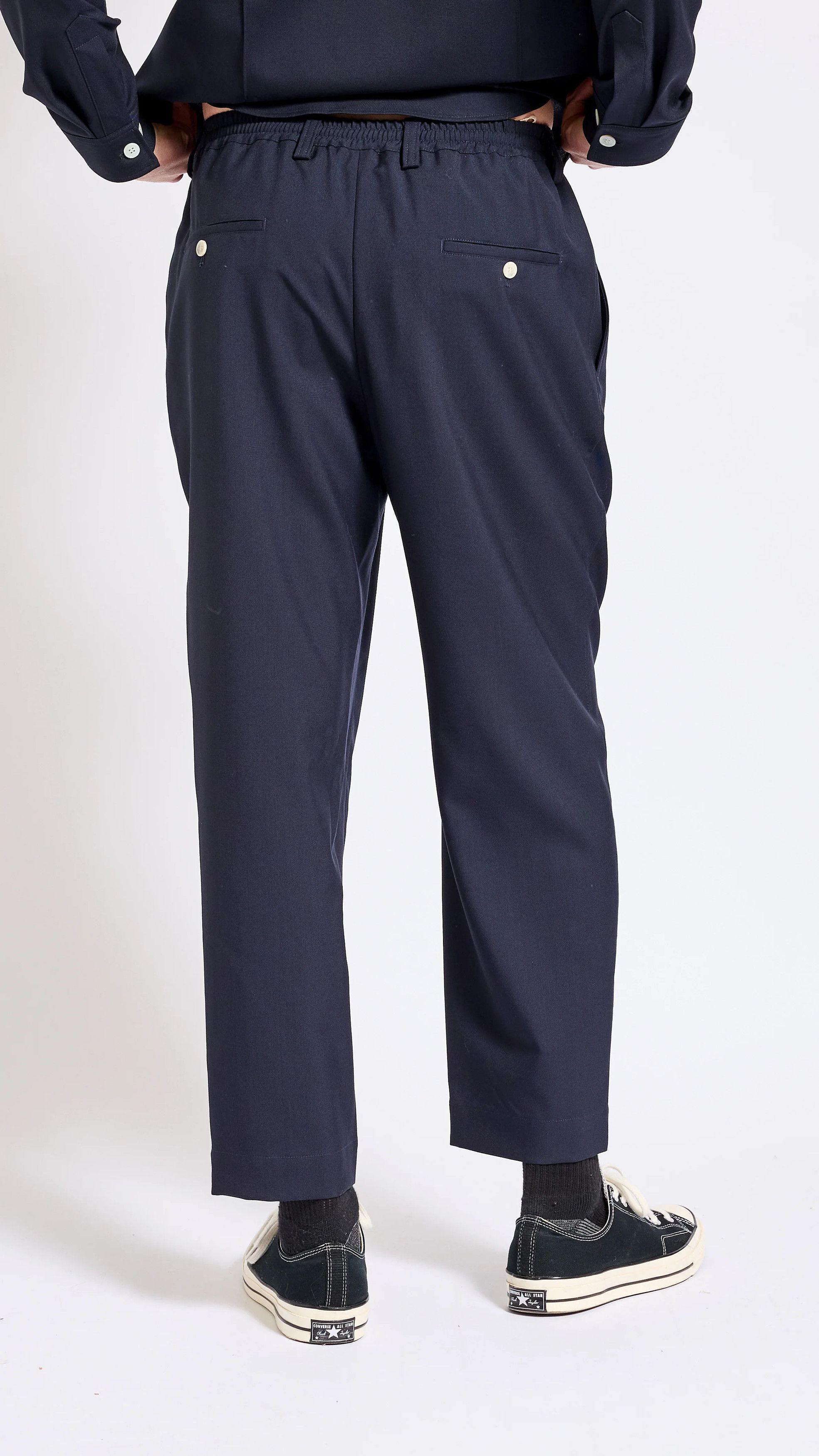 Marni MARNI TROPICAL WOOL ELASTIC WASIT PANTS Size US 32 / EU 48 - 3 Thumbnail