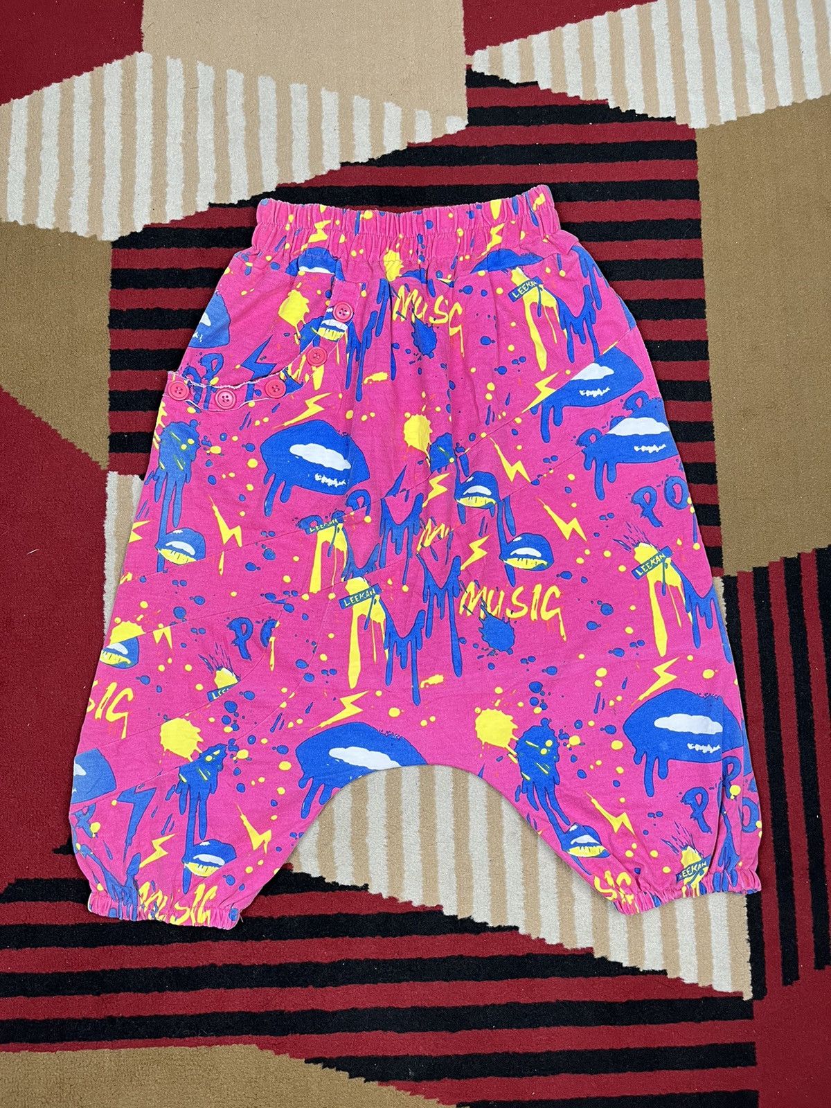Cropped Pants Full Print Y2k Style By ACDC Rag