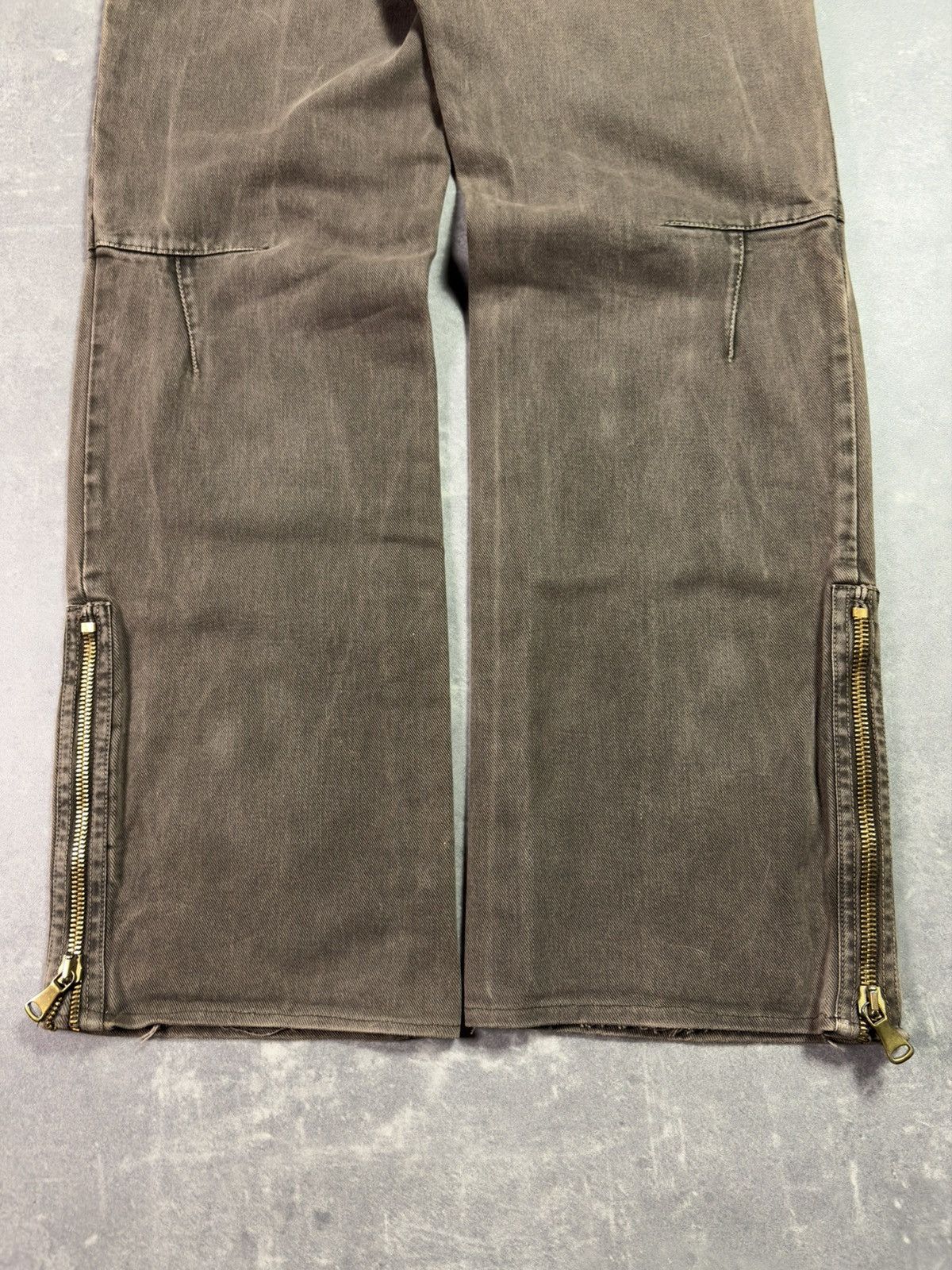 Dolce & Gabbana D&G Dolce & Gabbana Heavy Double Waisted Zipper Denim 33 Size US 33 - 15 Thumbnail