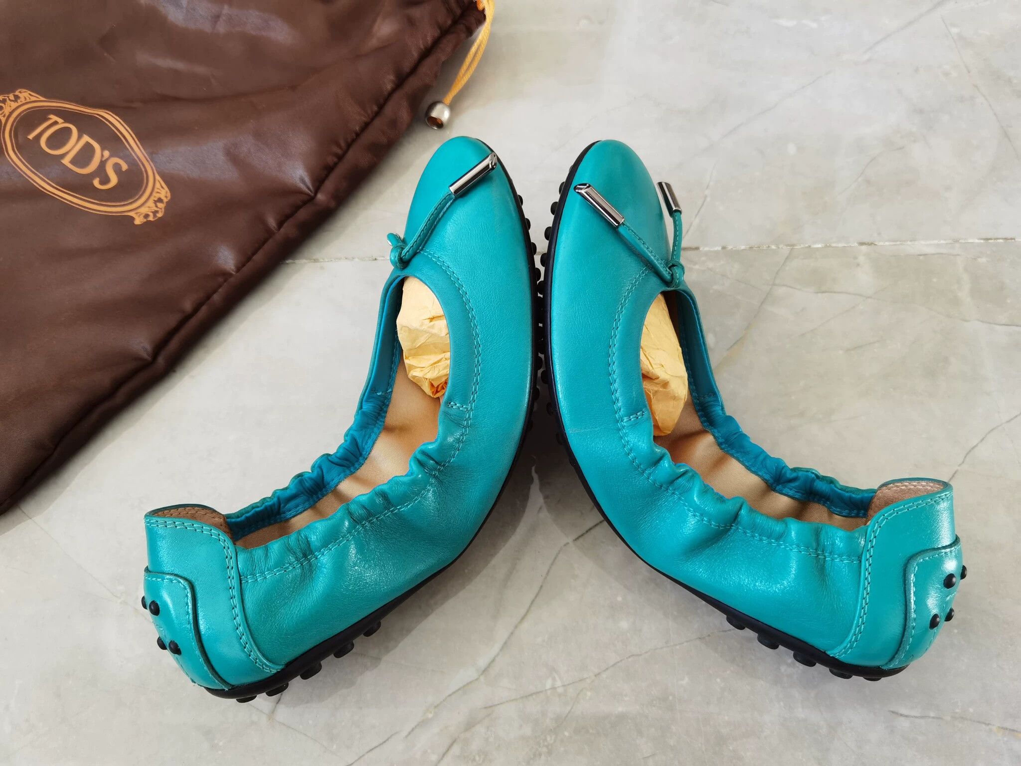 Tod's TOD'S Women's Gommino Glossy Leather Ballet Flat Size 6 Size US 6 / IT 36 - 4 Thumbnail