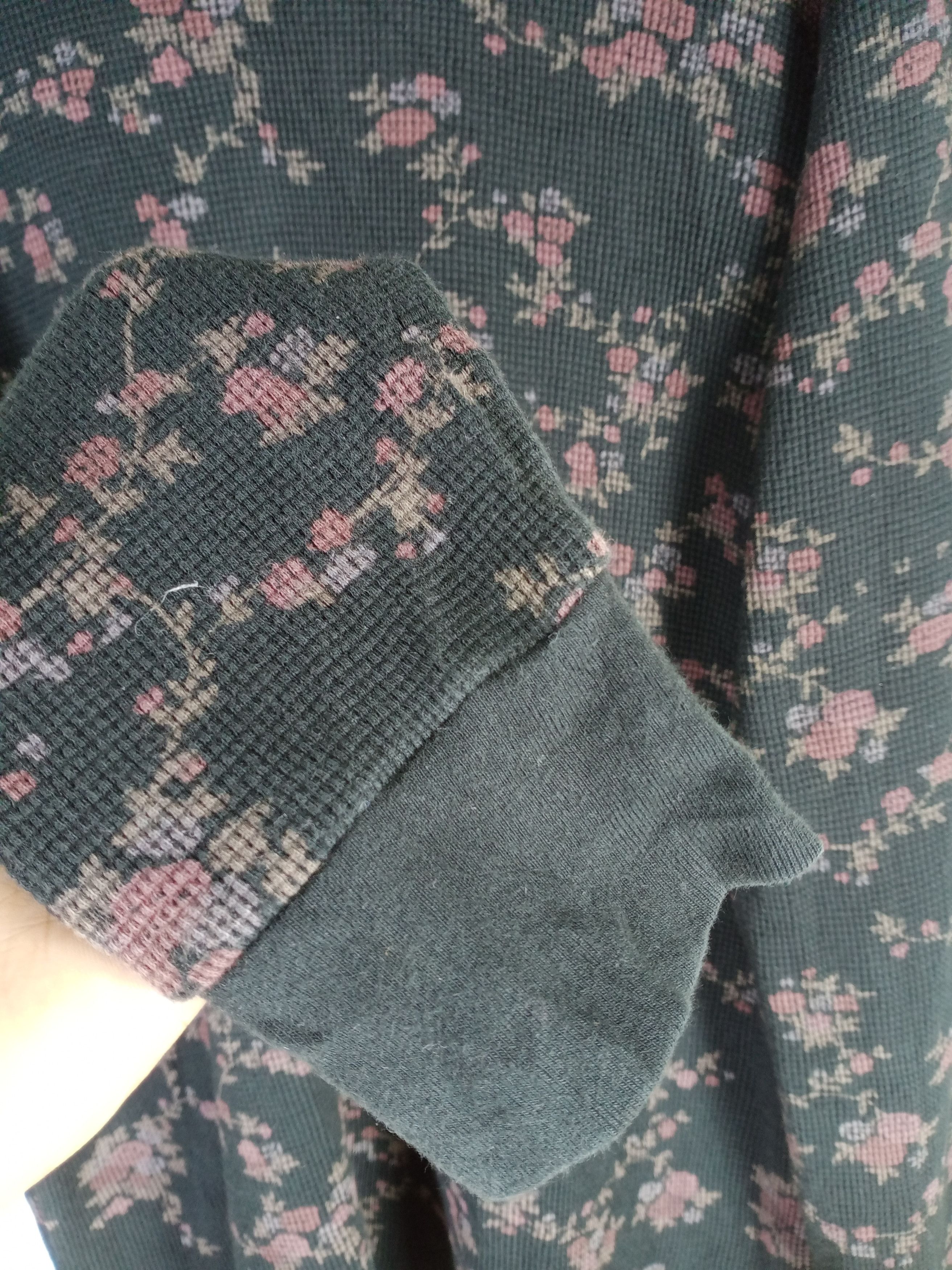 Supreme Rare Supreme Floral Waffle Thermal Sweater Size US M / EU 48-50 / 2 - 5 Thumbnail