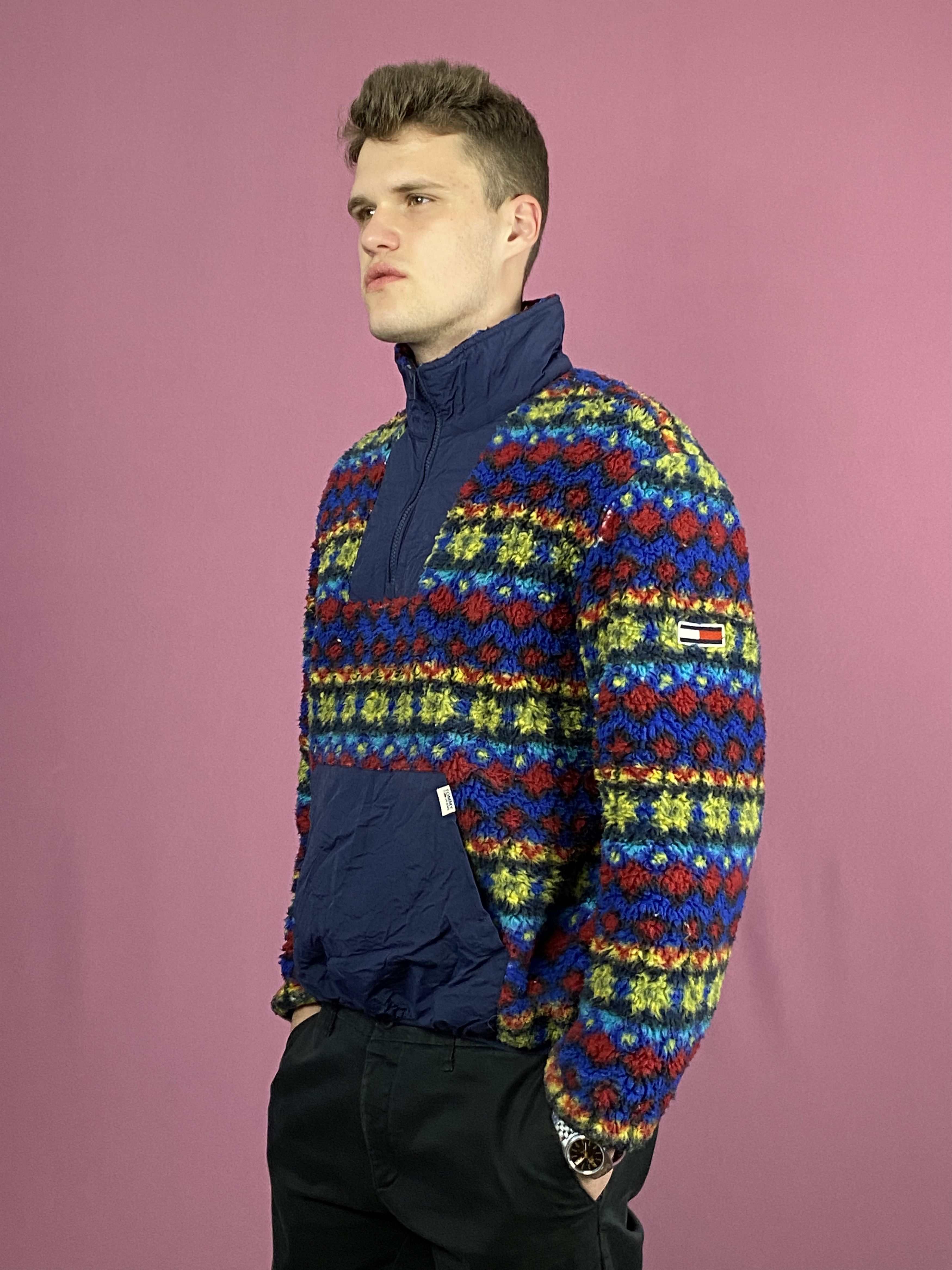 Tommy Hilfiger × Vintage Tommy Hilfiger Vintage Men's Fleece Jacket - M Size US M / EU 48-50 / 2 - 4 Thumbnail