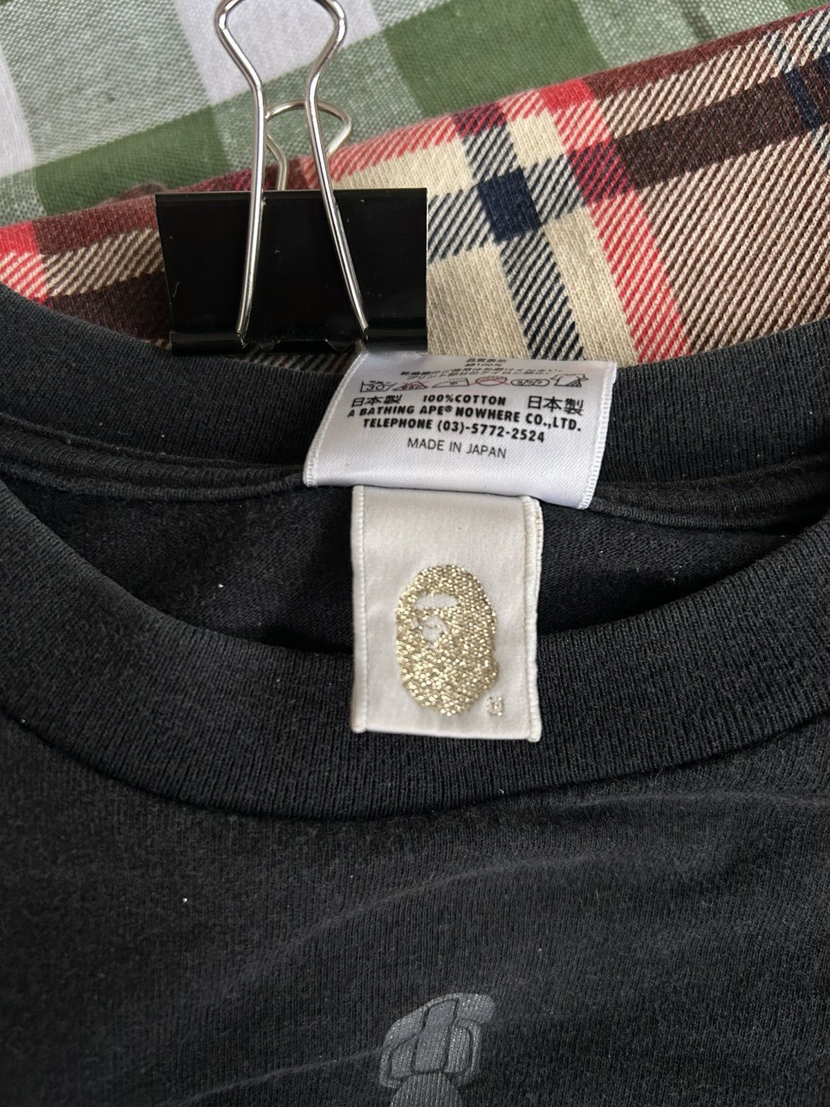 Bape Bape Baby Milo Shark Face Tee Size US L / EU 52-54 / 3 - 6 Thumbnail