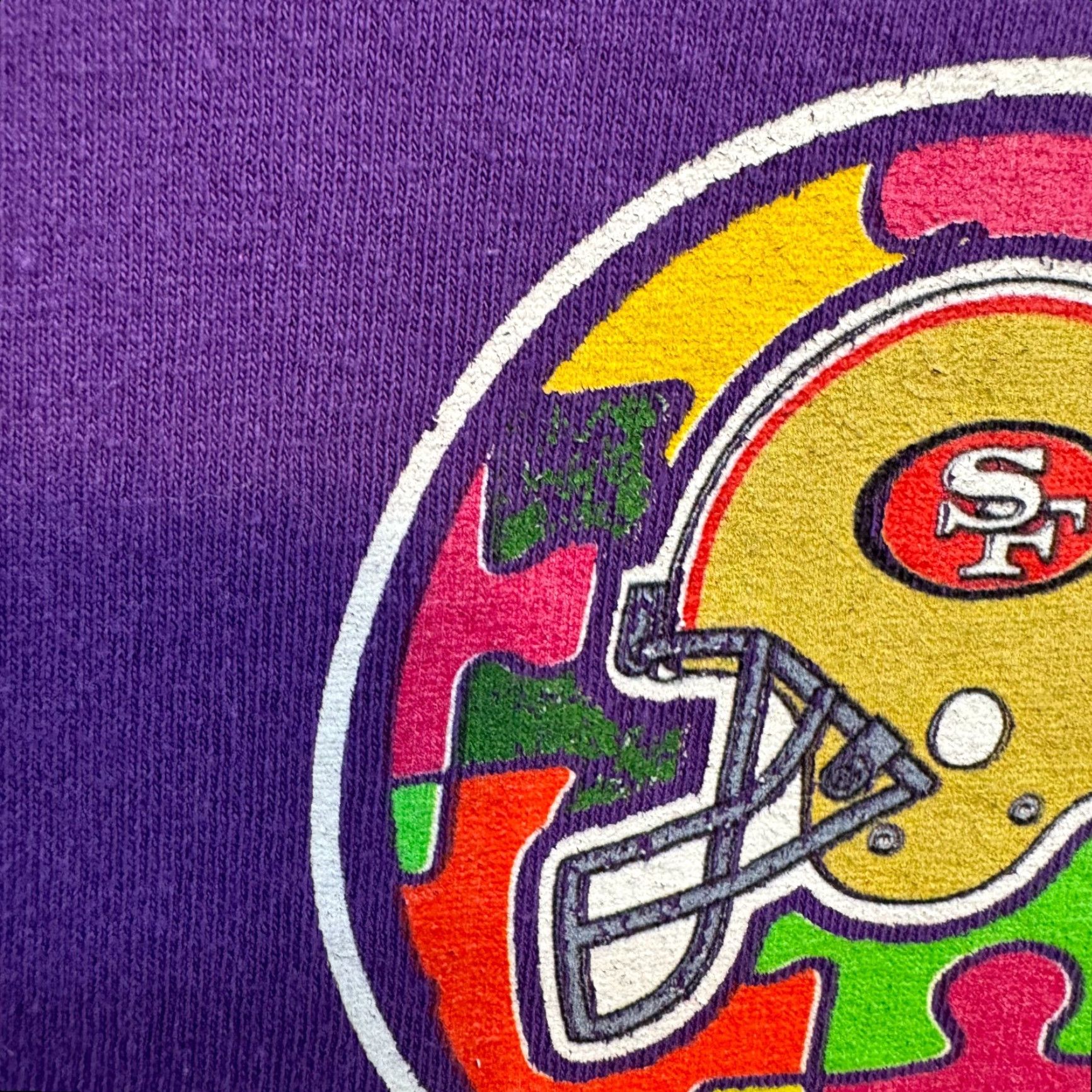 Delta Autism Speaks San Francisco 49ers Disney T-Shirt M Purple Mickey Mouse NFL Unisex Shirt Medium Size US M / EU 48-50 / 2 - 5 Thumbnail