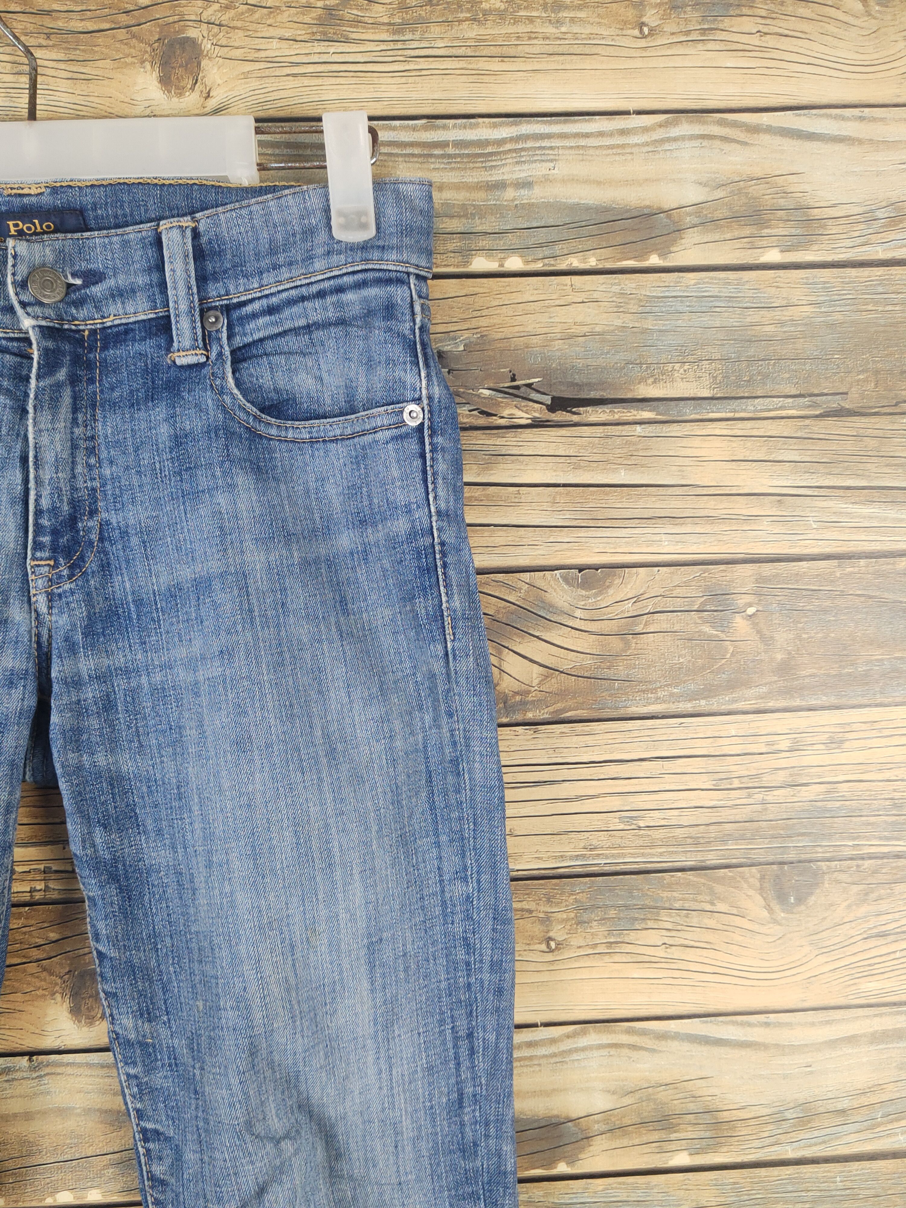 Polo Ralph Lauren Polo Ralph Lauren Blue Distressed Ripped Jeans #W2011 Size 29" - 5 Thumbnail