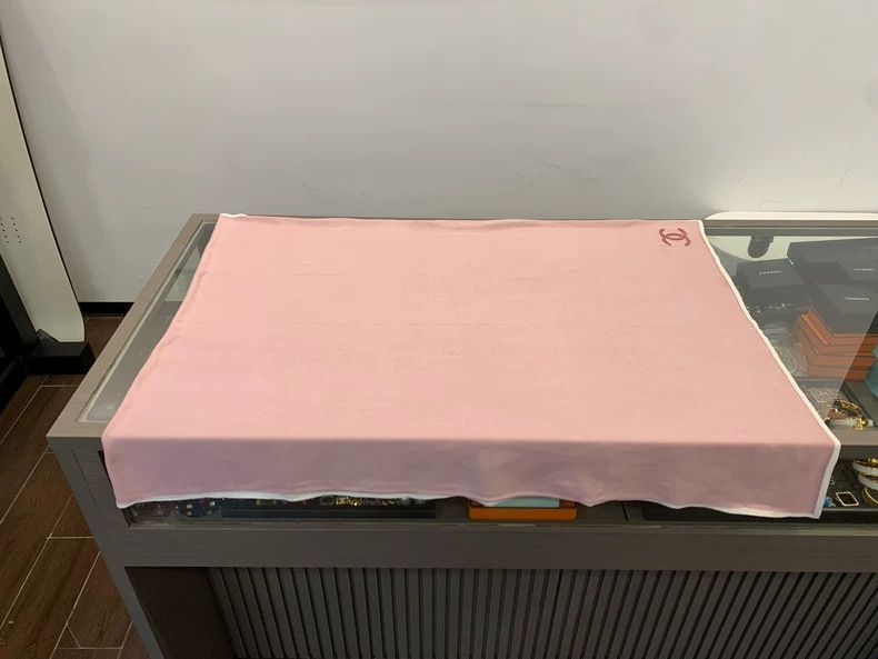 Chanel Chanel Pink Double C Silk Scarf Size ONE SIZE - 3 Thumbnail