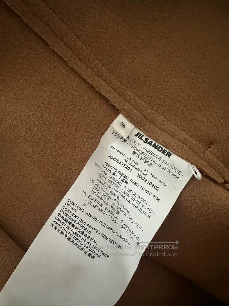 Jil Sander Jil Sander size 36 Double-breasted wool coat Size M / US 6-8 / IT 42-44 - 7 Thumbnail