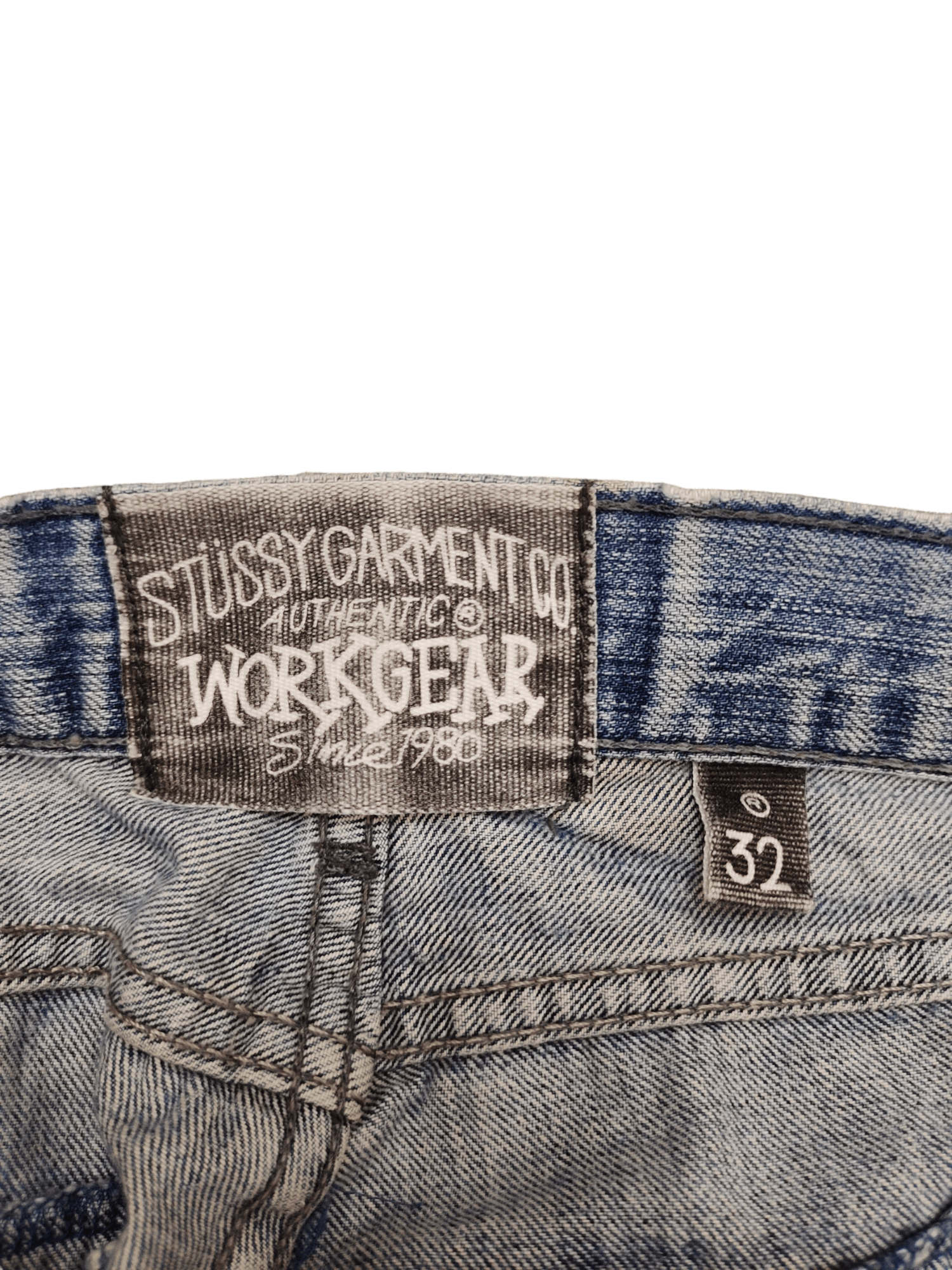 Stussy Vintage Stussy Distressed Denim Jeans Mud Max Styles Size US 32 / EU 48 - 18 Thumbnail