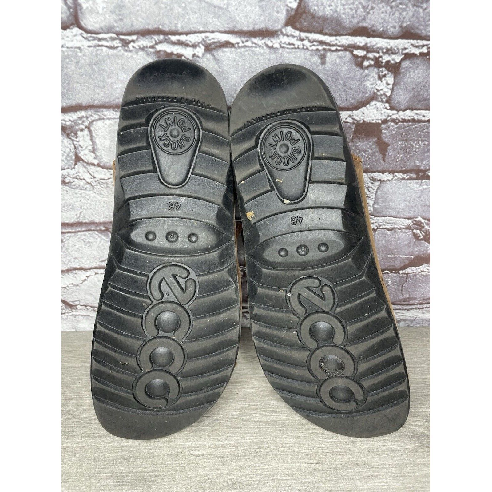 Ecco Ecco Cosmo Brown Leather Casual Comfort Cork Strap Sandals M Size US 13 / EU 46 - 8 Thumbnail