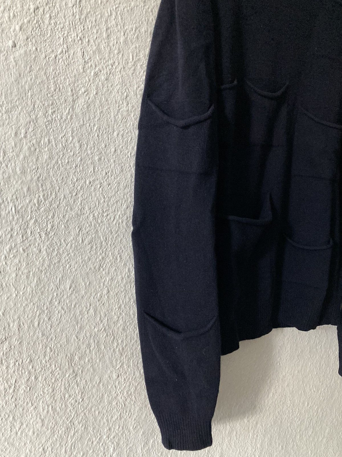 JW Anderson JW Anderson Navy Multi-Pocket Cashmere Wool Sweater Size US M / EU 48-50 / 2 - 8 Thumbnail