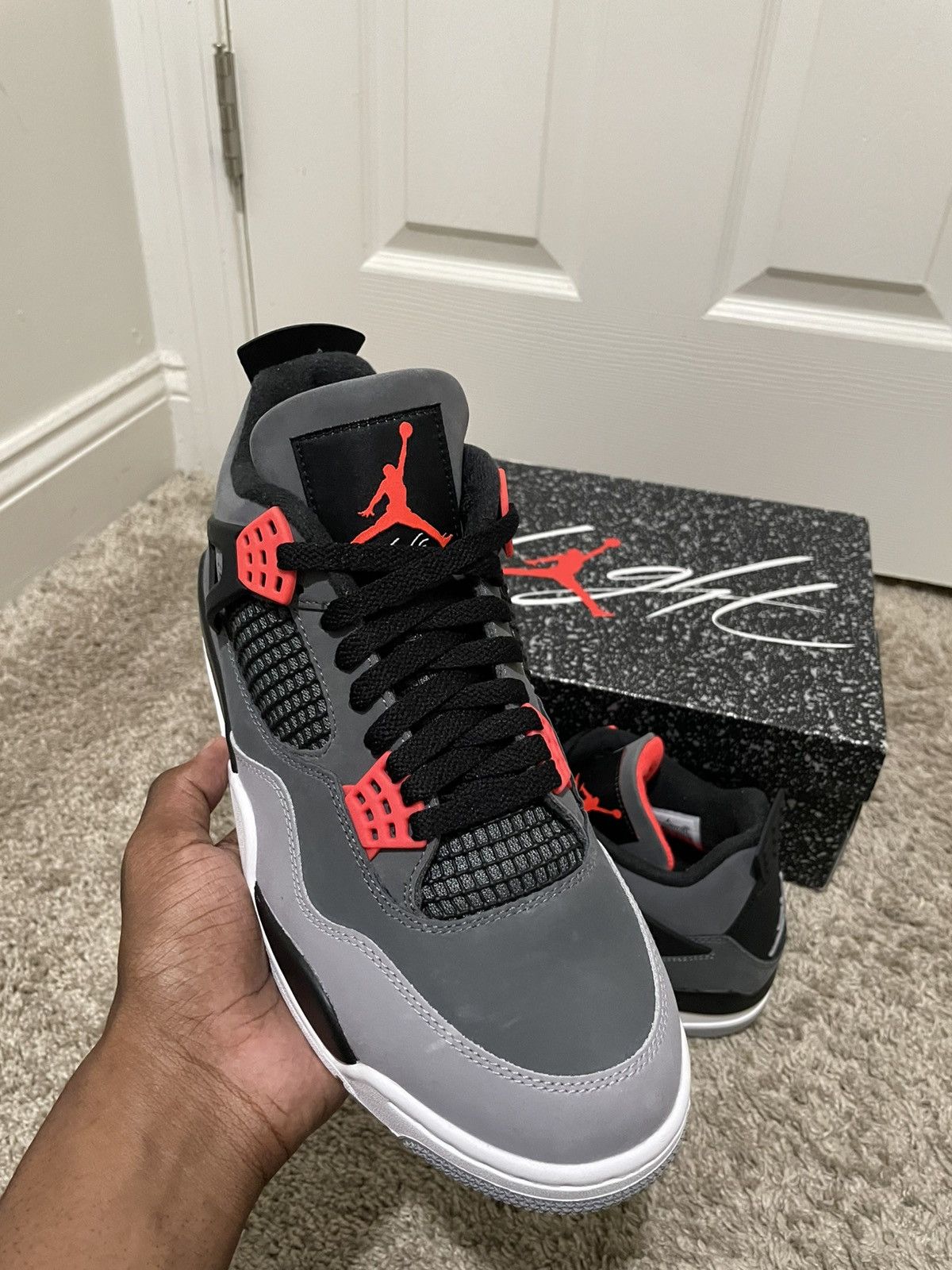 Jordan Brand Jordan 4 Infrared Size US 9.5 / EU 42-43 - 2 Thumbnail