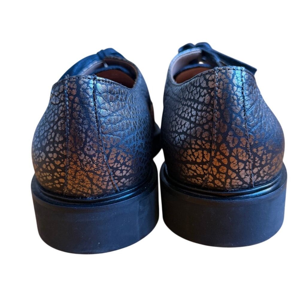 Paul Smith Paul Smith Metallic Leather Turner Oxford Size US 10 / EU 43 - 2 Thumbnail