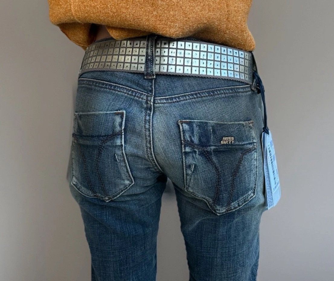 Miss Sixty NEW Vintage Miss Sixty Dirty Shock Skinny Jeans y2k Size 28 Size 28" / US 6 / IT 42 - 9 Thumbnail