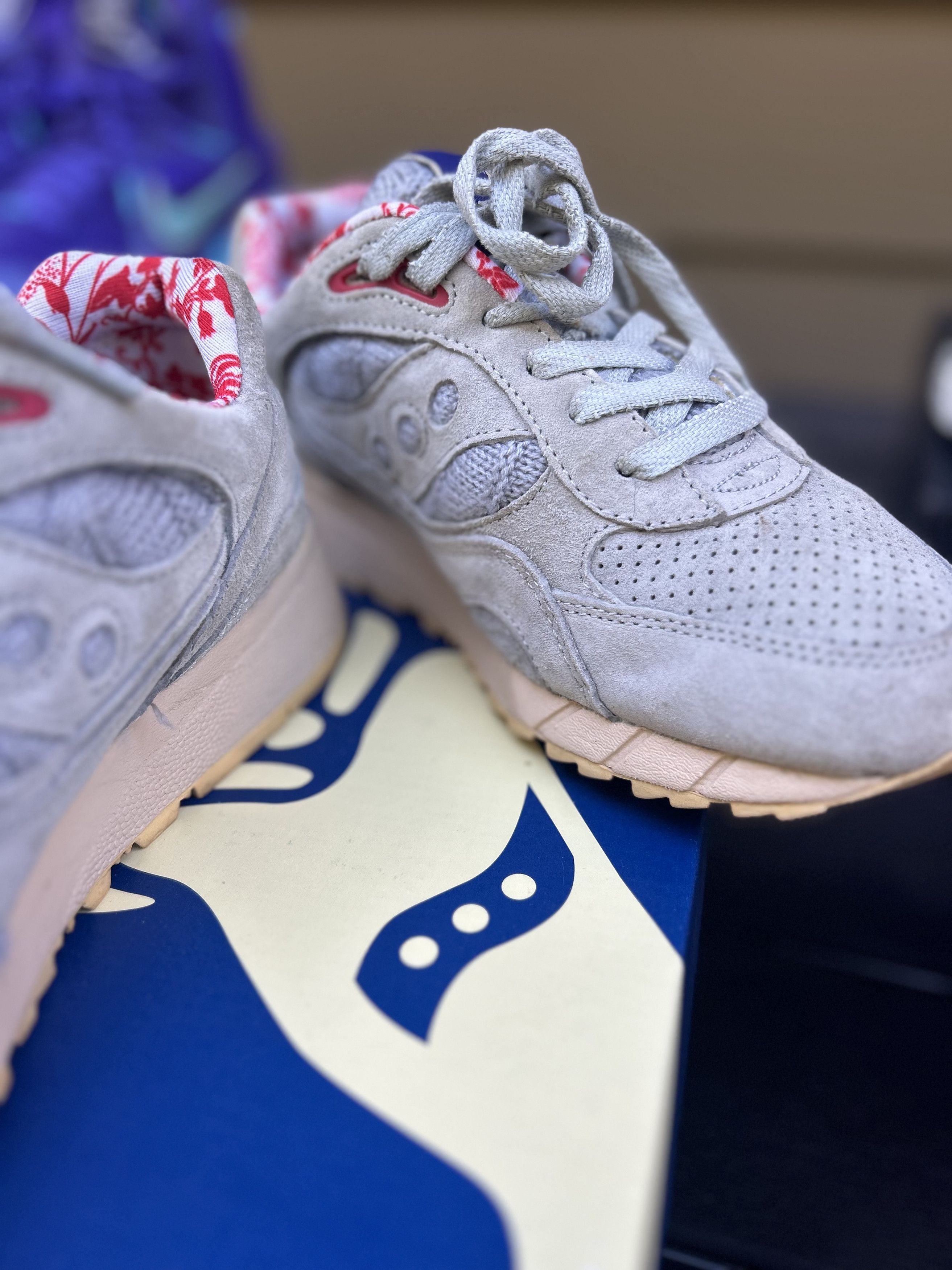 Bodega × Saucony 2014 Bodega x Saucony Elite Shadow 6000 grey sweater Size US 8 / EU 41 - 3 Thumbnail
