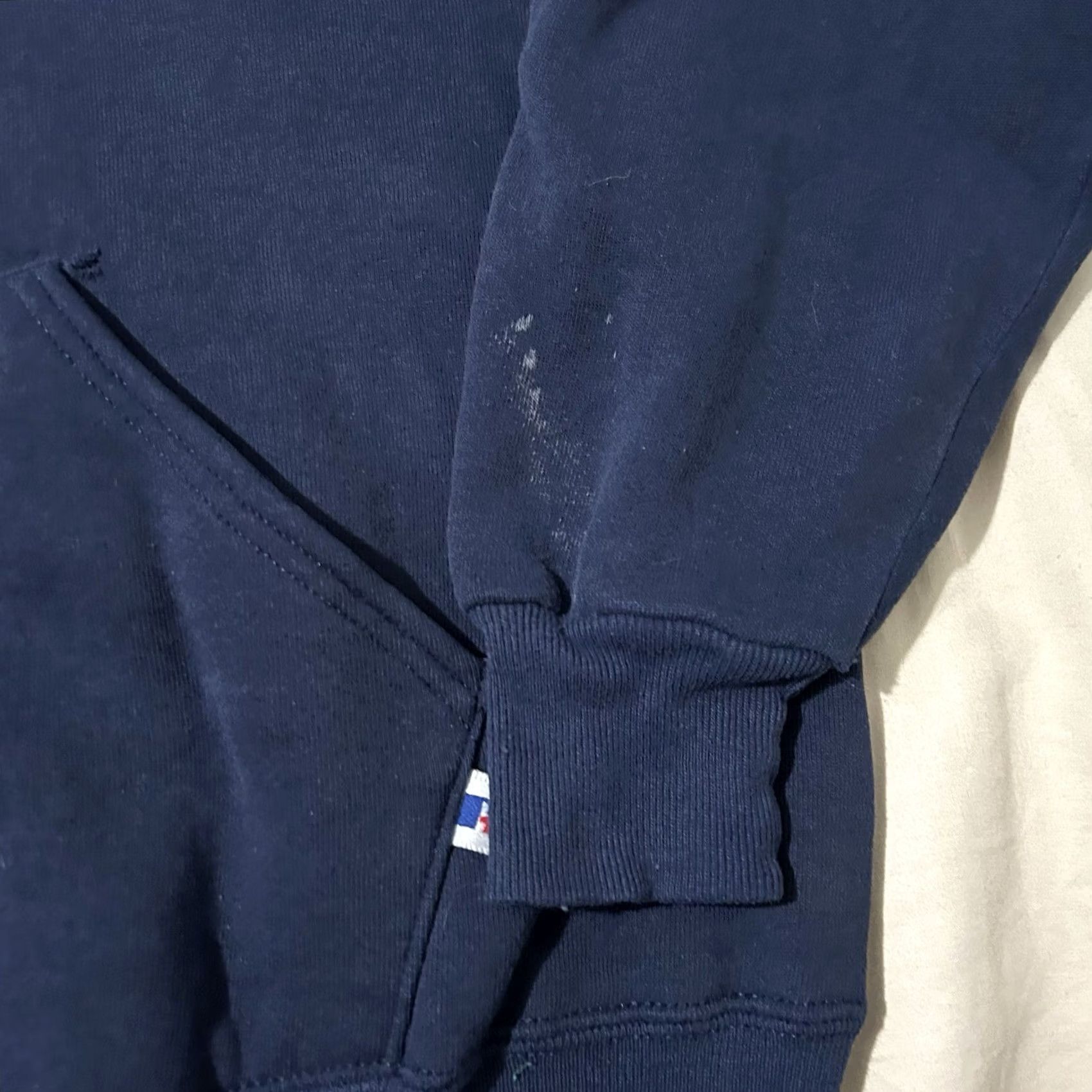 Russell Athletic VINTAGE Russell Athletic Auburn Tigers College Hoodie L Mens Blue 90s Pullover Hoodie Size US L / EU 52-54 / 3 - 2 Thumbnail