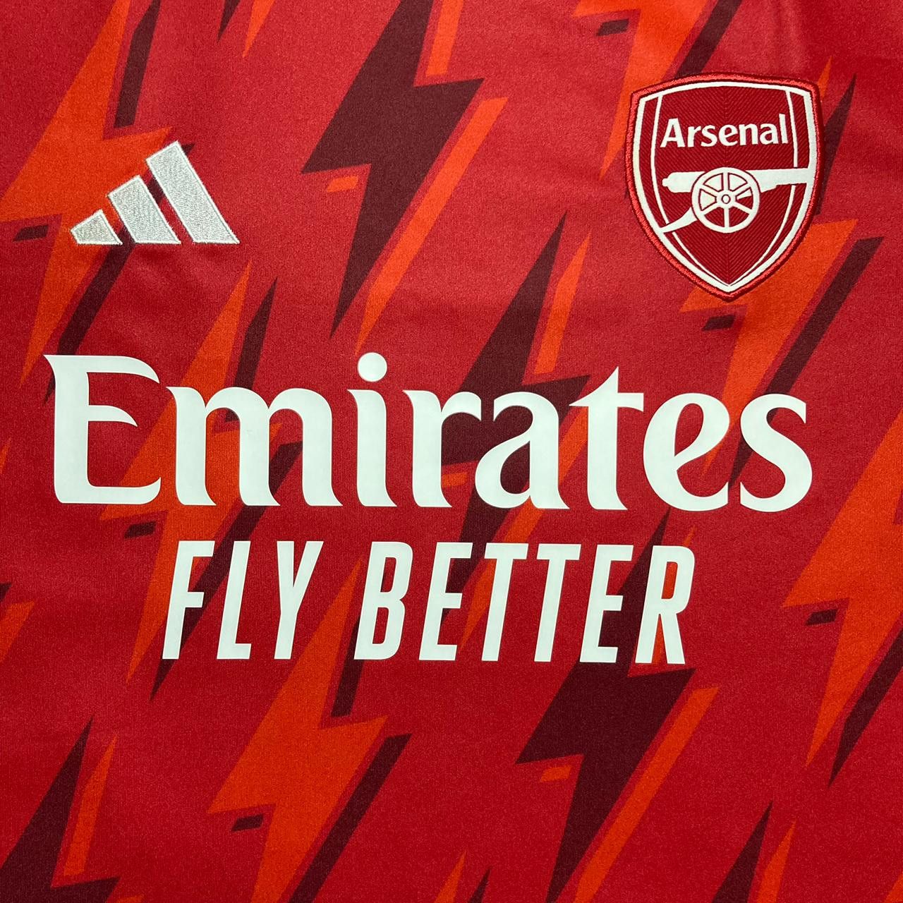 Adidas 2023-24 Arsenal Pre Match Adidas HZ2193 Size US M / EU 48-50 / 2 - 2 Thumbnail