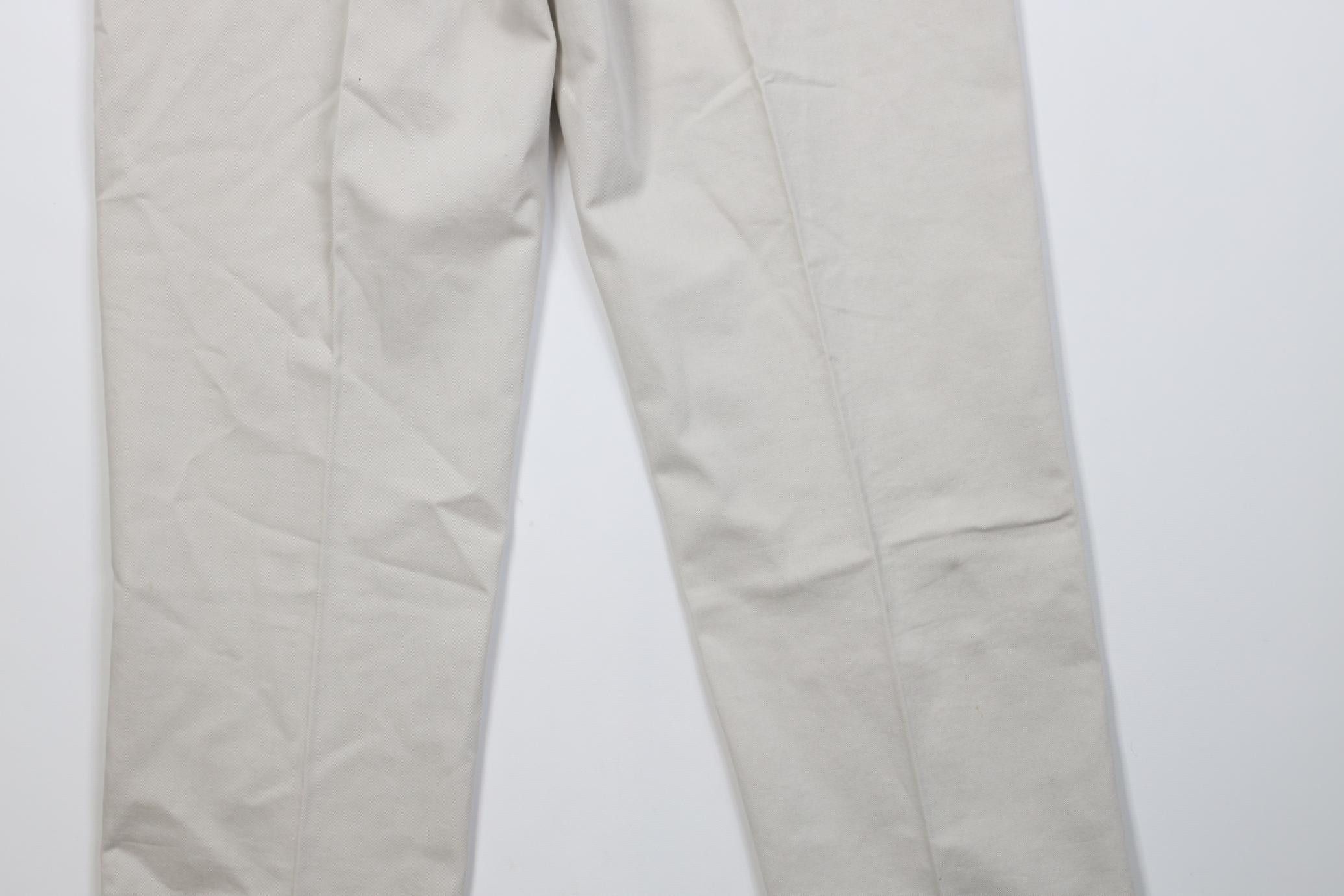 Polo Ralph Lauren Vintage 90s Ralph Lauren Martin Chino Pants Cotton Stone USA Size US 32 / EU 48 - 13 Thumbnail