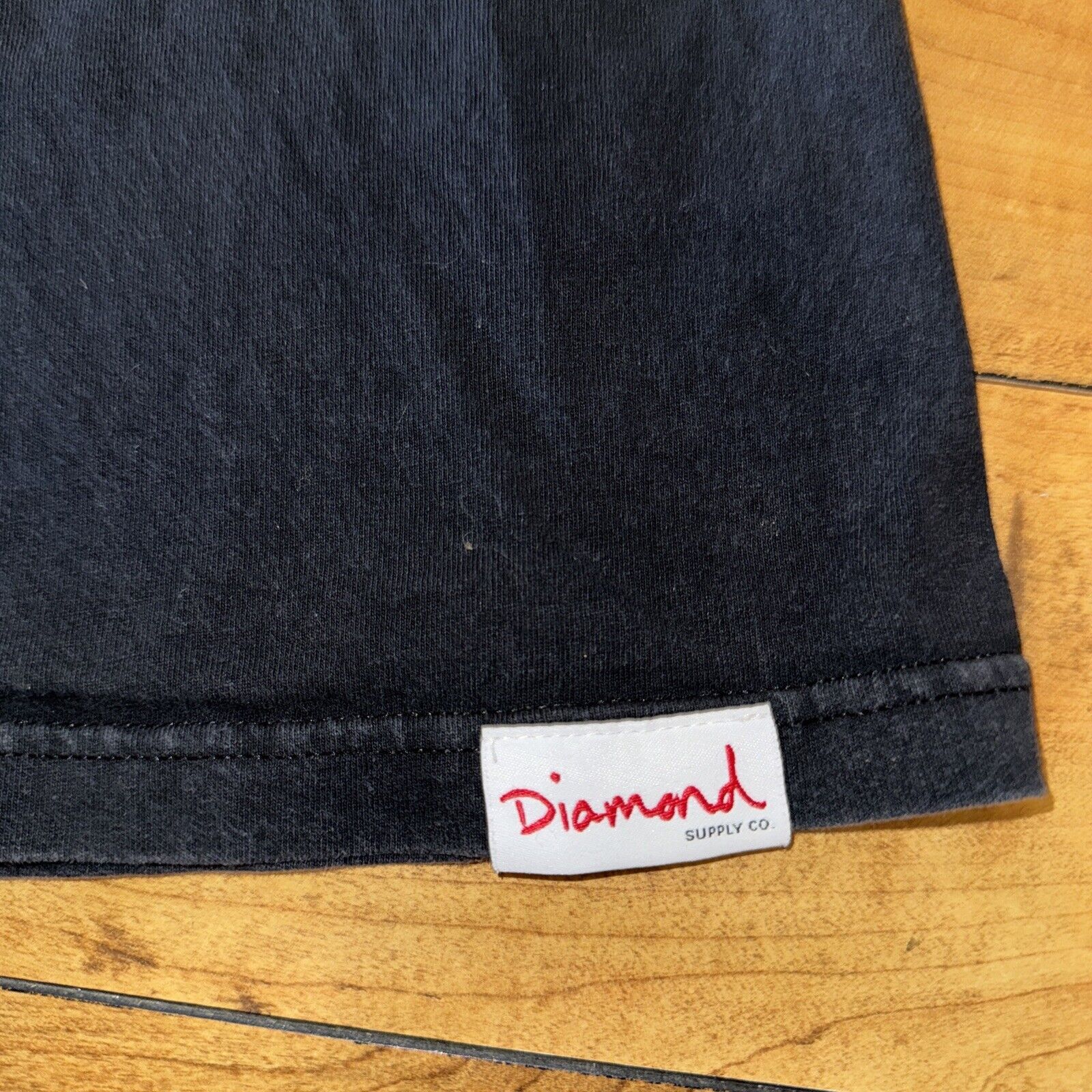 Japanese Brand Youth Diamond Supply Co T-Shirt Black Medium 17x21 Size US XS / EU 42 / 0 - 3 Thumbnail