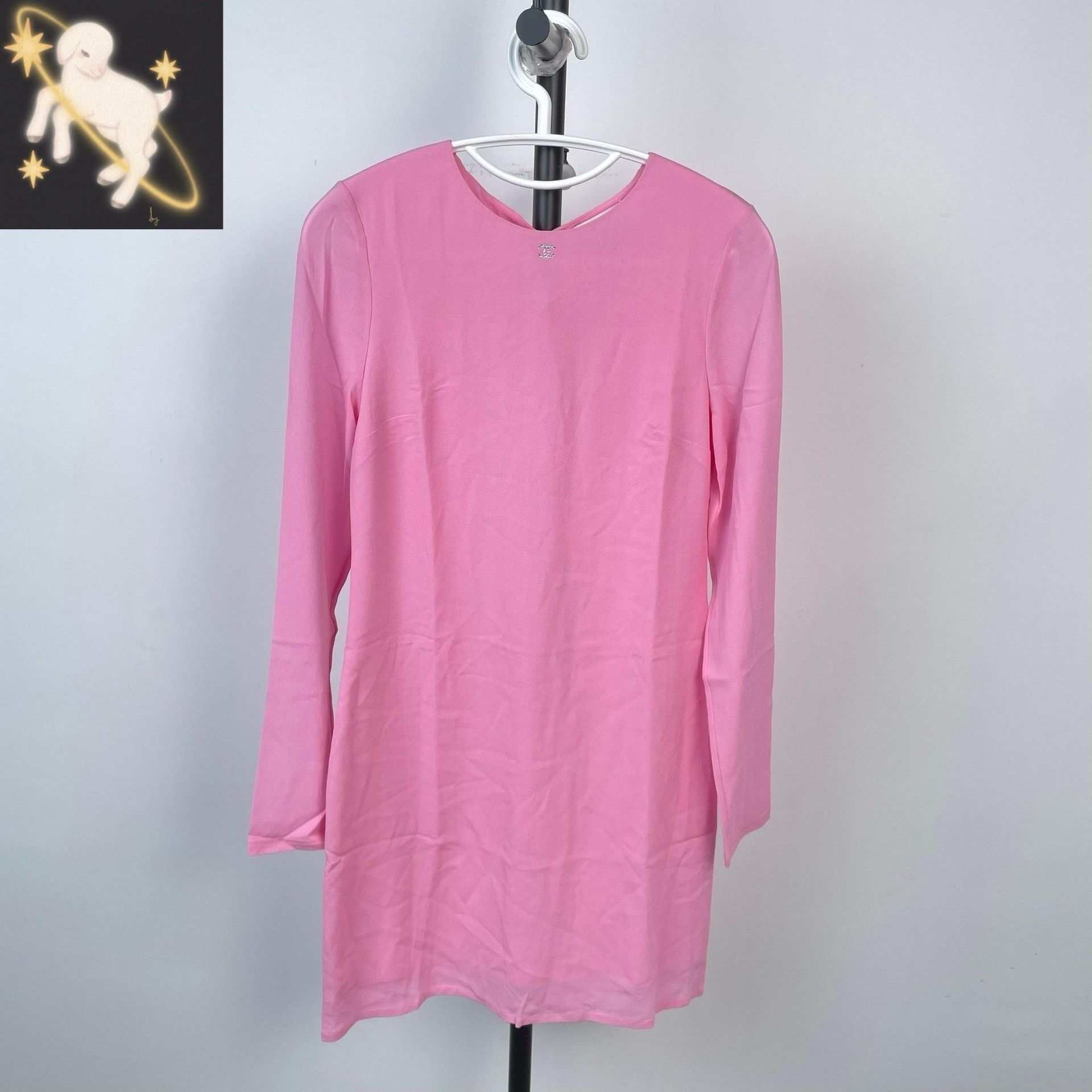 Chanel Chanel Silk Pink T-Shirt 34 Women Size XS / US 0-2 / IT 36-38 - 1 Thumbnail