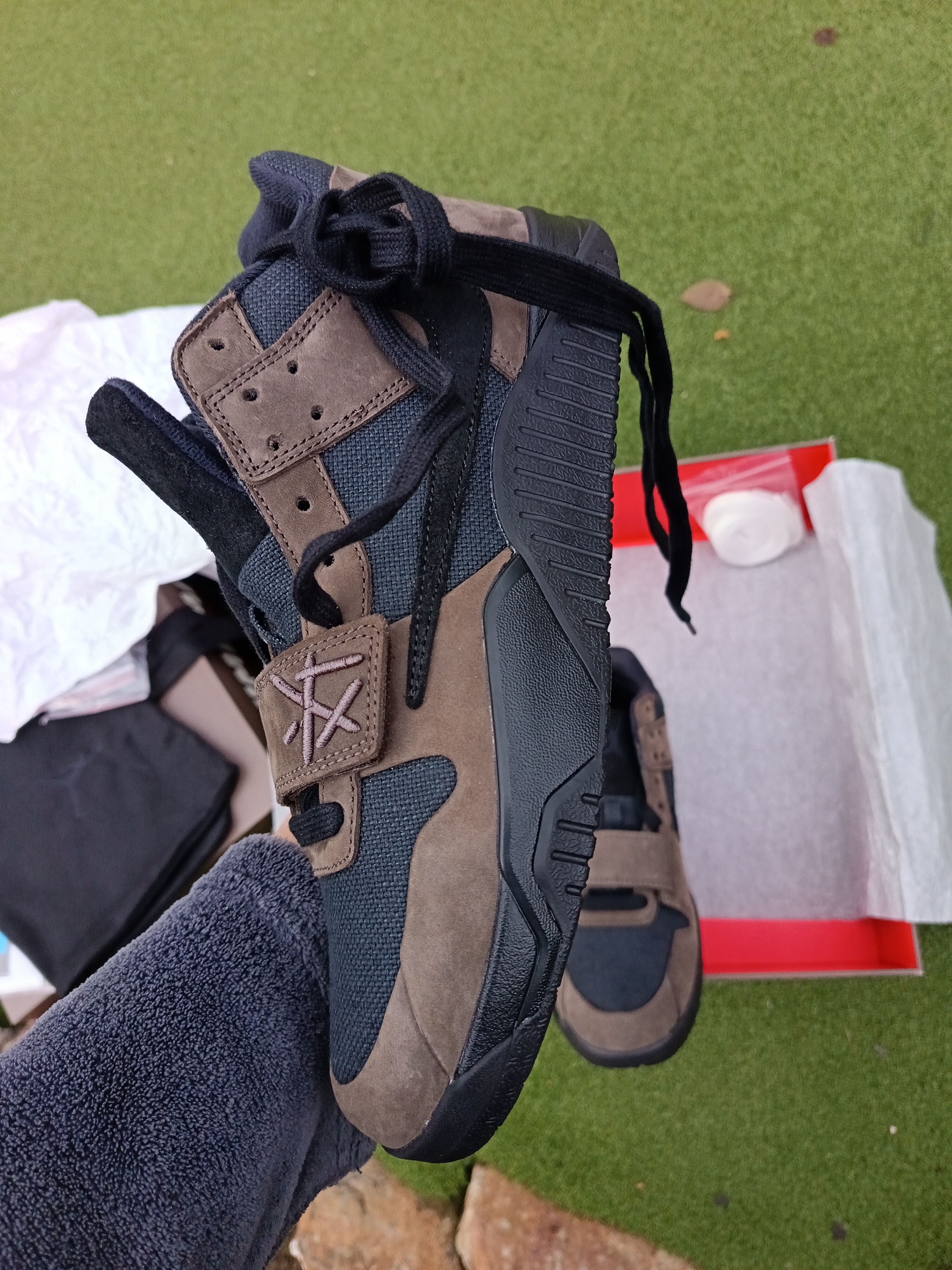 True Religion Nike Travis Scott Jumpman jack mocha Size US 10 / EU 43 - 6 Thumbnail