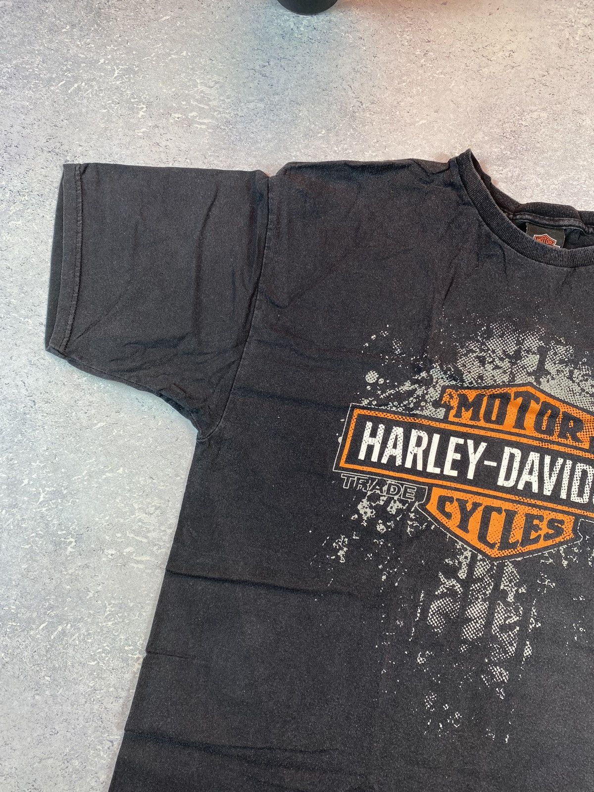 Harley Davidson × Vintage Vintage Harley Davidson Men’s Black T-shirt With Logo 2009 Size US XL / EU 56 / 4 - 3 Thumbnail
