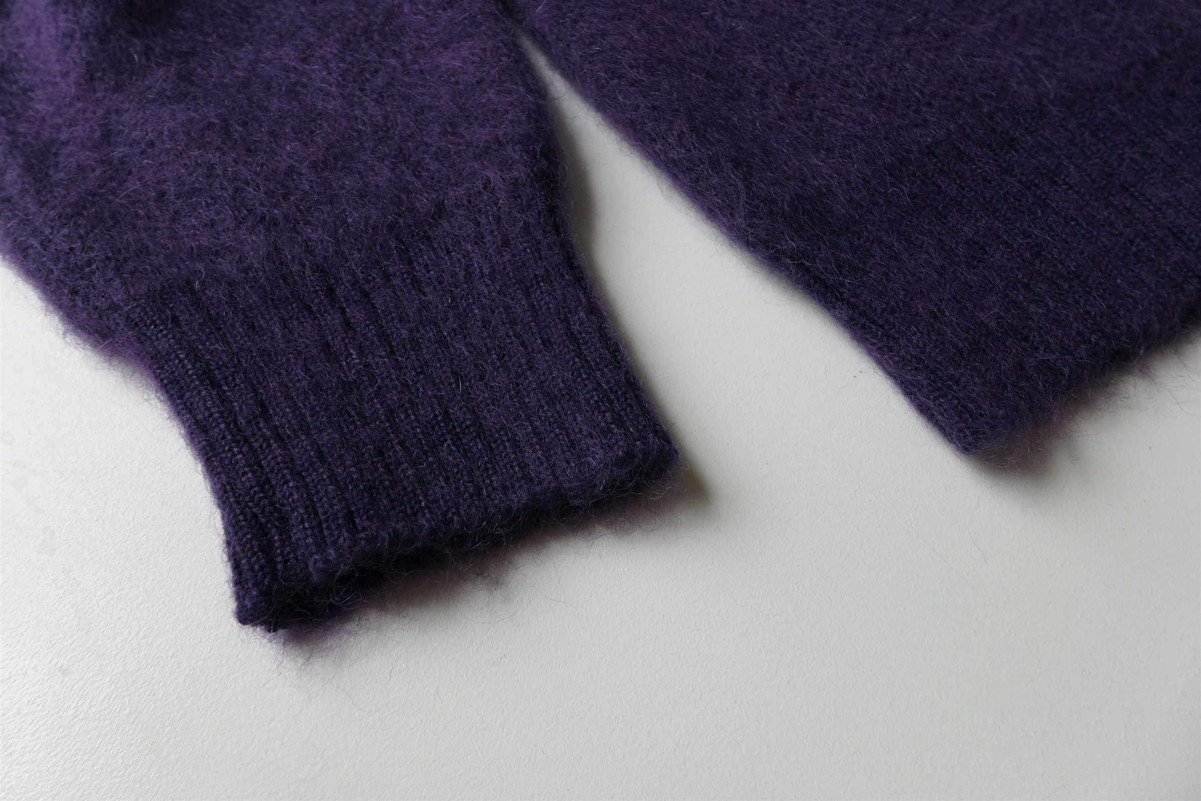 Needles Purple Mohair Cardigan