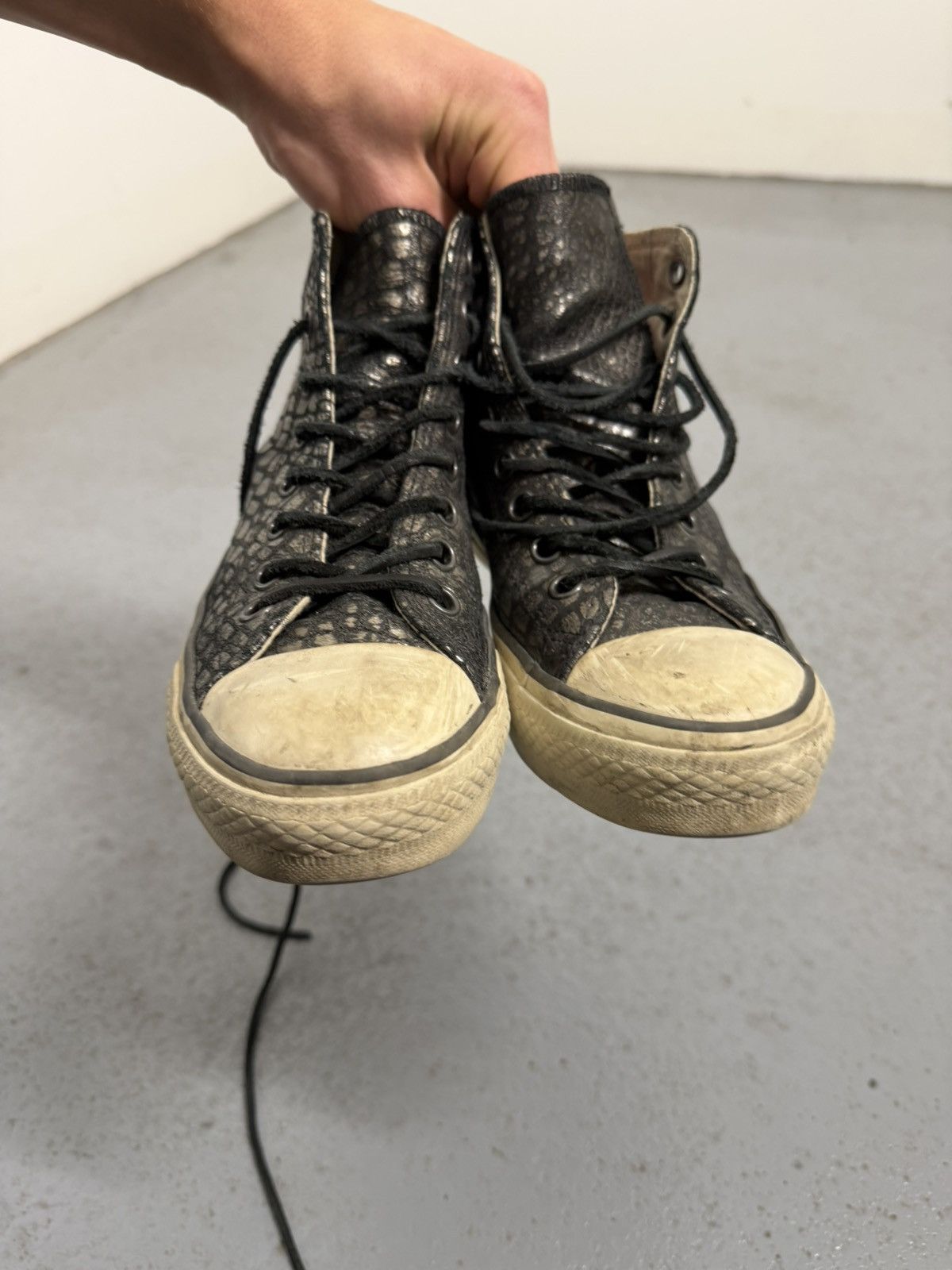 Converse John Varvatos x Converse Ashed Aged High Top Sneakers Size US 9.5 / IT 39.5 - 10 Thumbnail