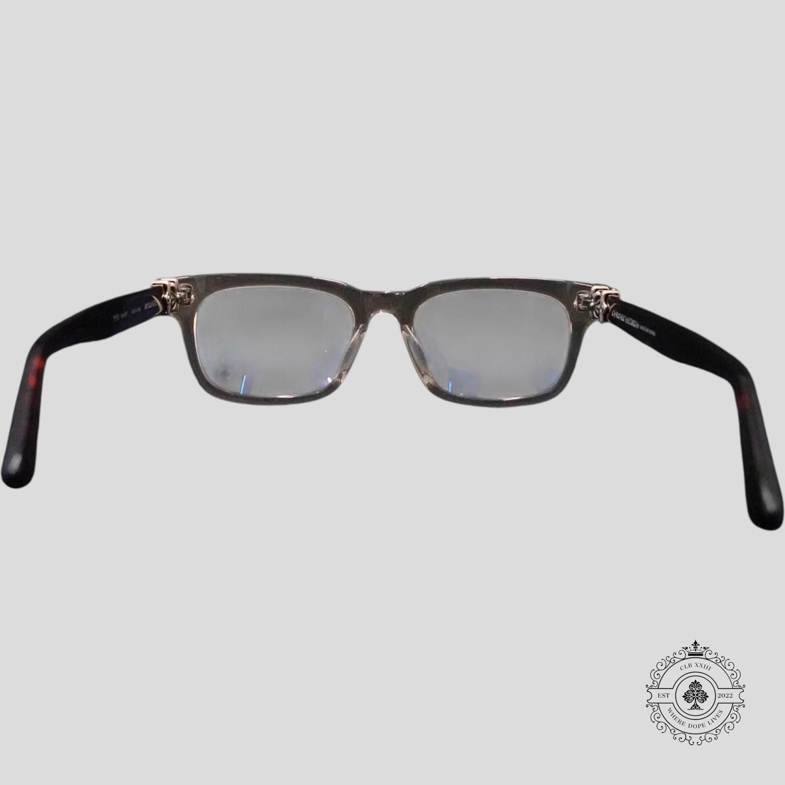 Chrome Hearts Chrome Hearts Vagilante Glasses in Tortoise Shell/Silver Size ONE SIZE - 4 Thumbnail