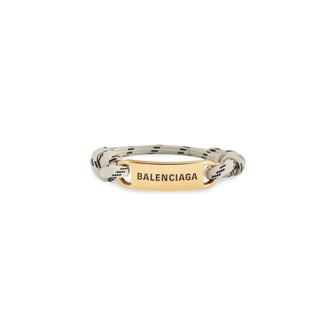 Balenciaga o1srvl11e0825 Size: OS / Plate Bracelet in Beige Size ONE SIZE - 2 Thumbnail