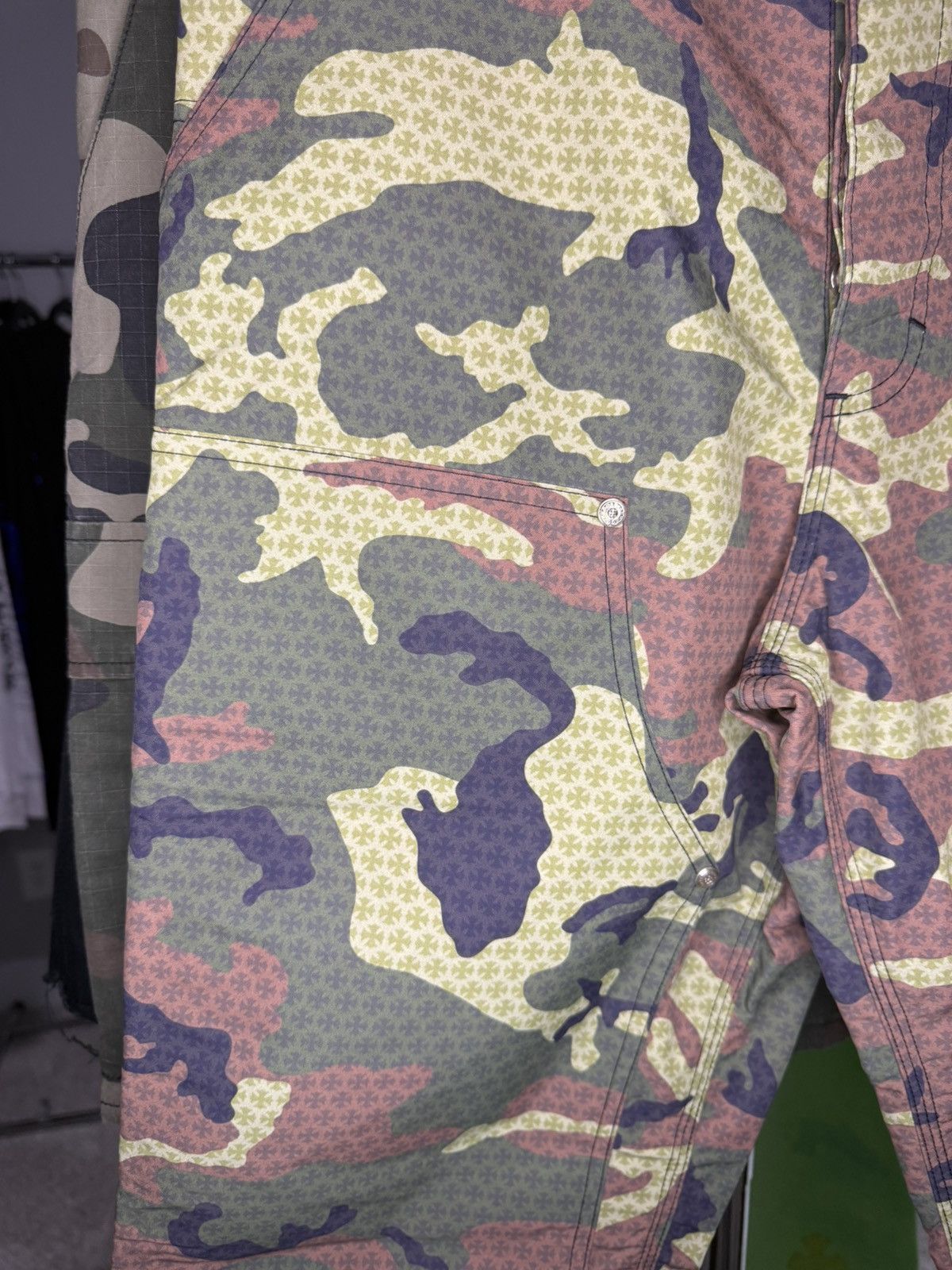 Chrome Hearts Chrome Hearts Camo Double Knee Carpenter Pants Size US 30 / EU 46 - 6 Thumbnail