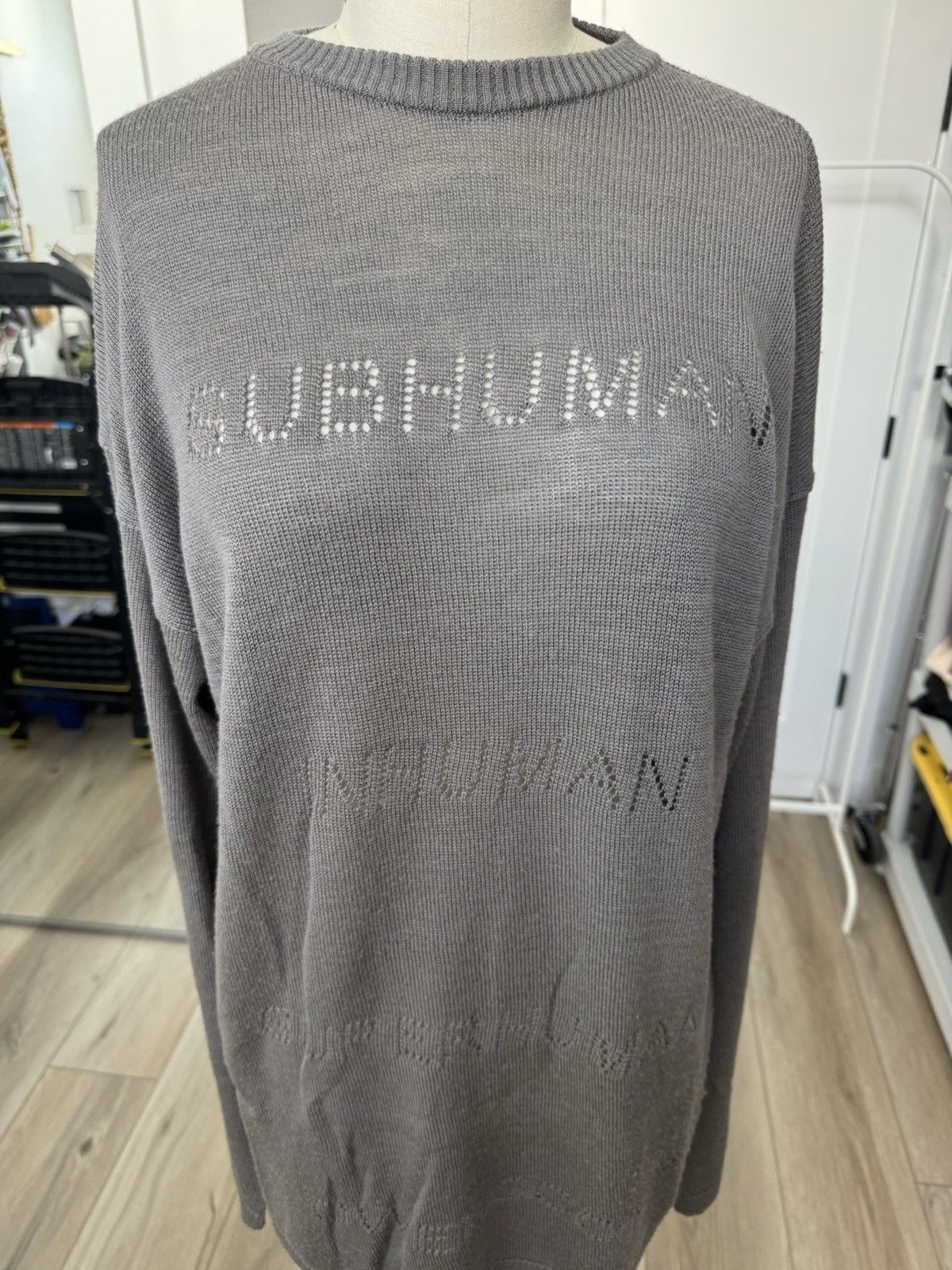 Rick Owens Rick Owens Tommy Oversize Wool Mens One Size Lido Gray Size US M / EU 48-50 / 2 - 3 Thumbnail