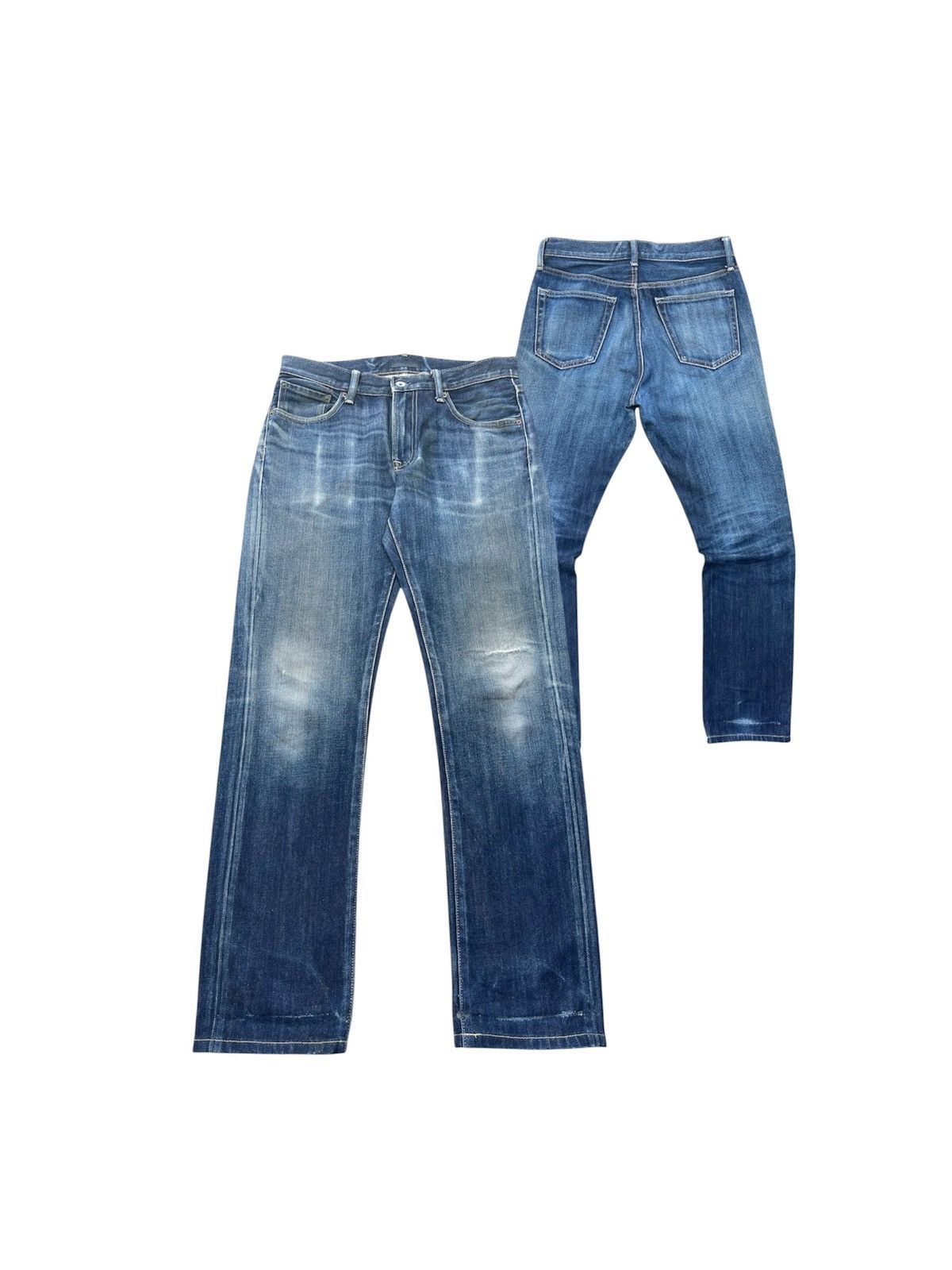 Japanese Brand × Jean × Uniqlo 🔥 Japanese Brands Uniqlo Distressed Denim W30🔥 Size US 30 / EU 46 - 1 Thumbnail