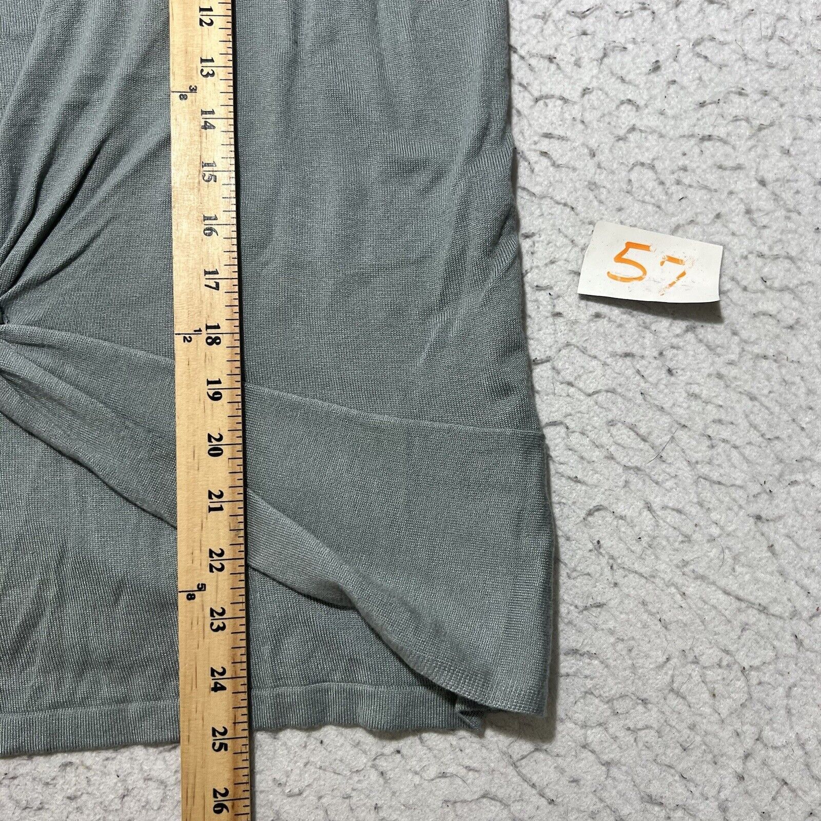 Other Talbots Long Sleeve Layered Wrap Sweater Tie Front Gray Size XL / US 12-14 / IT 48-50 - 9 Thumbnail
