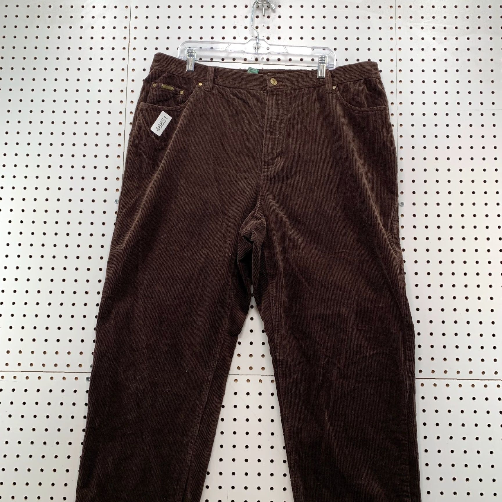 Ralph Lauren VINTAGE Lauren Ralph Lauren Corduroy Pants Womens 18W Brown Work 38x30.5 Size 40" / US 18 - 4 Thumbnail