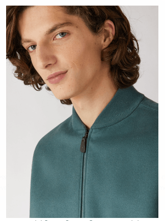 Loro Piana o1srvl11e0424 lp Ivy Bomber in Blue Size US L / EU 52-54 / 3 - 5 Thumbnail