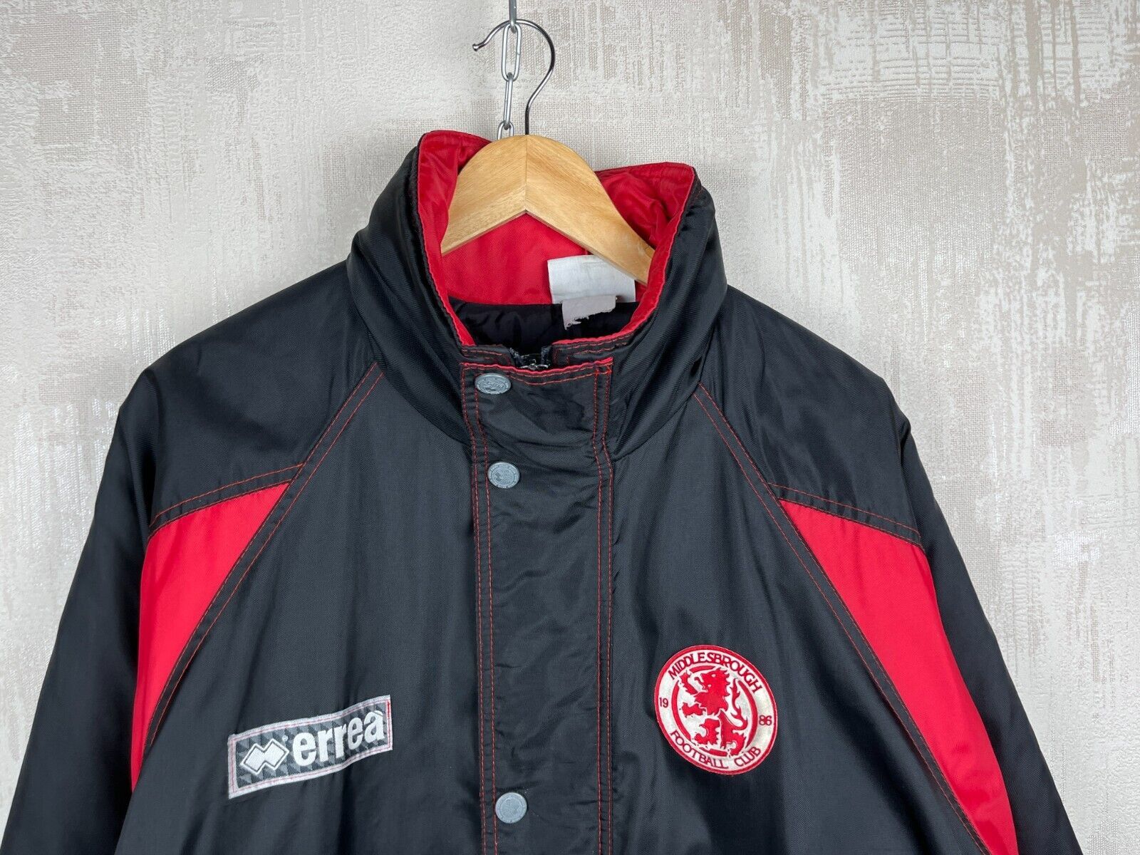 Errea 90's Middlesbrough FC Errea Winter Parka Jacket Soccer Size US XL / EU 56 / 4 - 4 Thumbnail