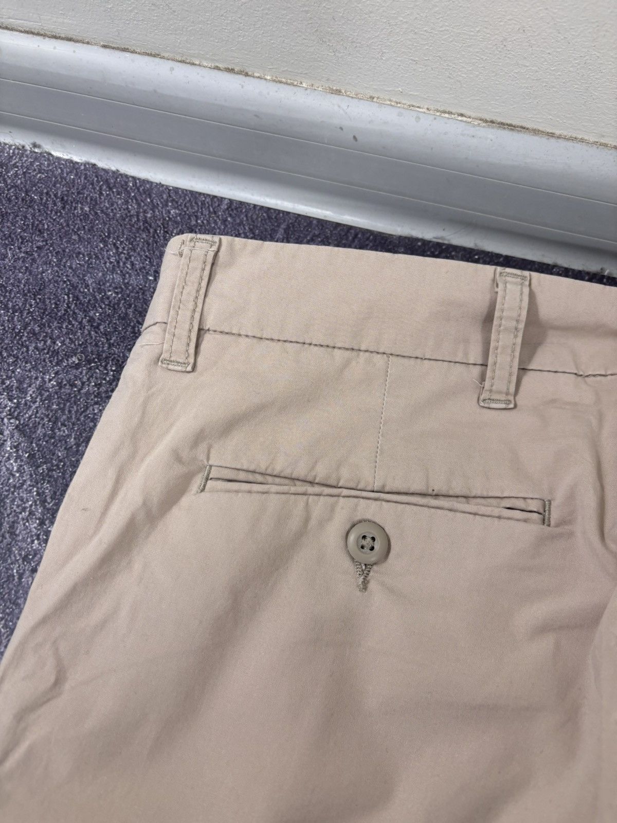 Carhartt Wip Carhartt WIP Men’s Beige Stretch Workwear Chino Sid Pants Size US 31 - 15 Thumbnail